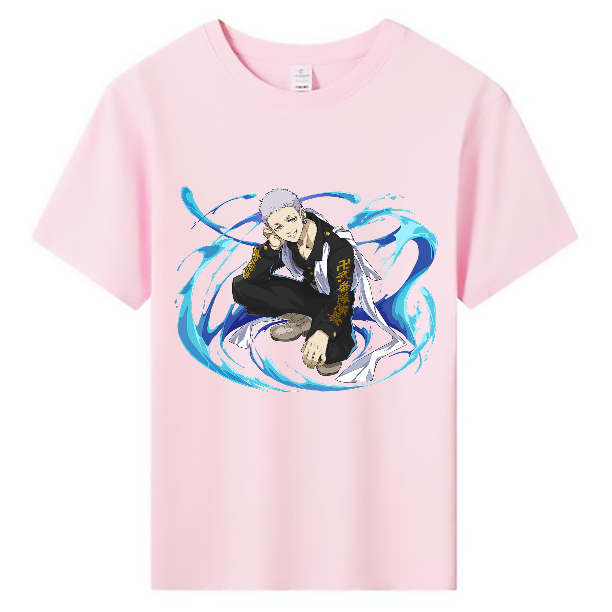 （画像用） 東京リベンジャーズ Tokyo Revengers 綿100％キッズTシャツ（フロントプリント）