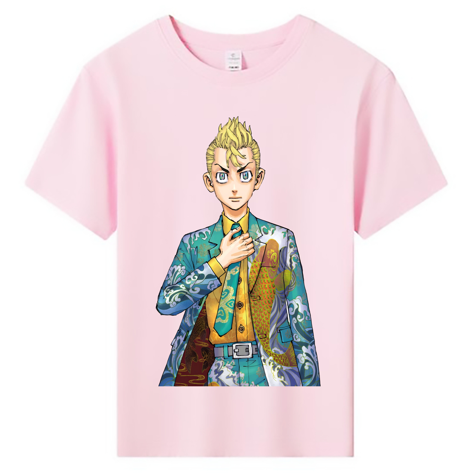 （画像用） 東京リベンジャーズ Tokyo Revengers 綿100％キッズTシャツ（フロントプリント）
