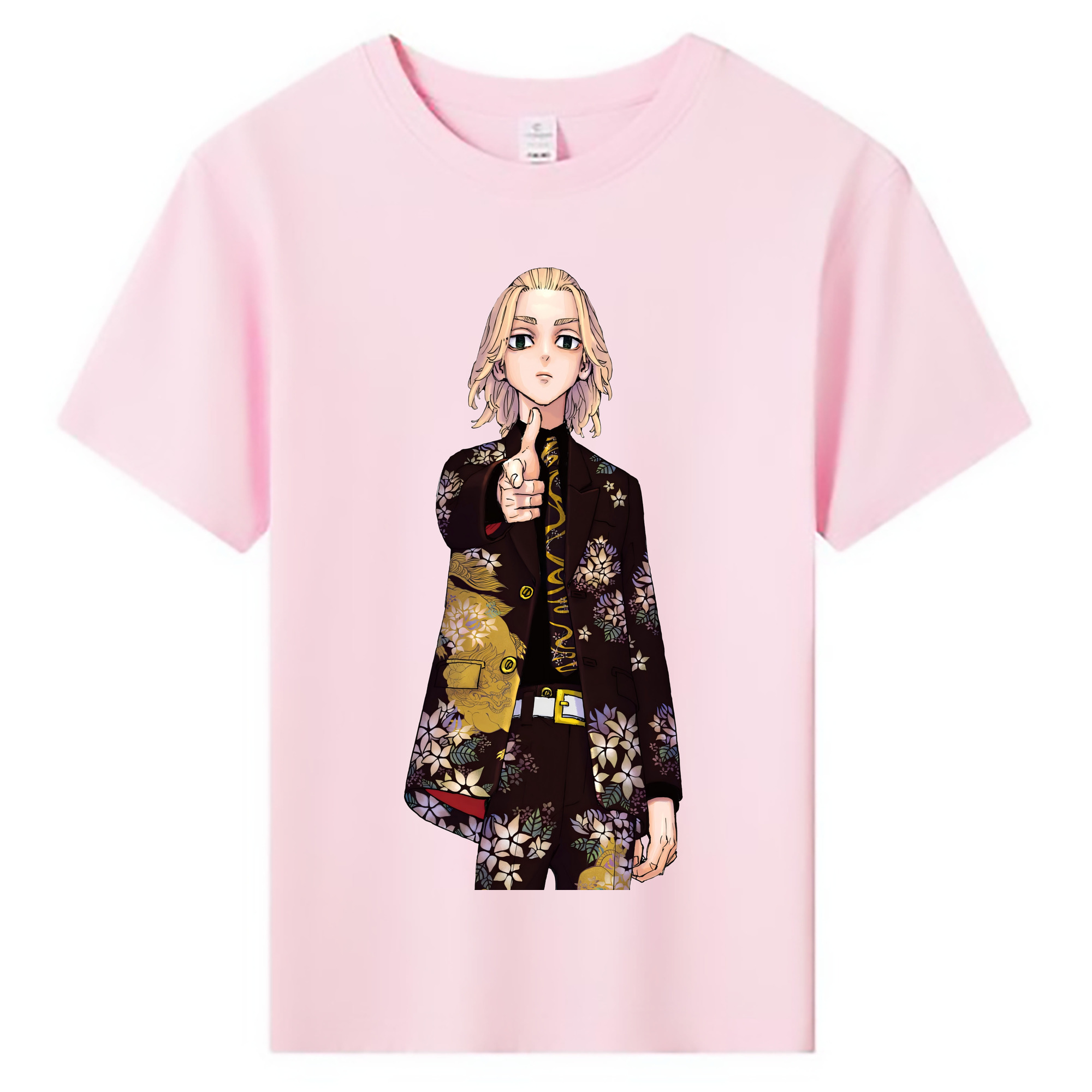 （画像用） 東京リベンジャーズ Tokyo Revengers 綿100％キッズTシャツ（フロントプリント）