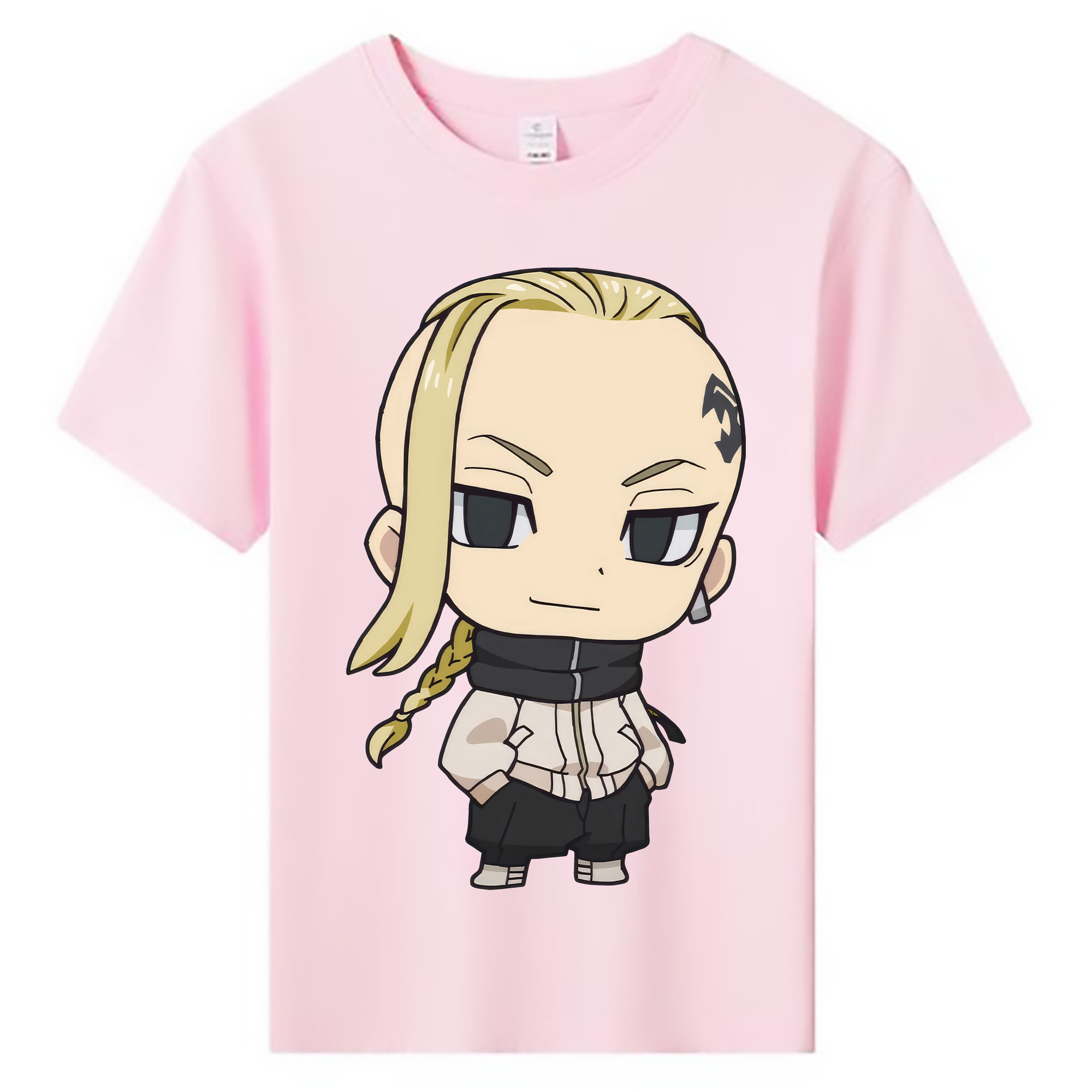 （画像用） 東京リベンジャーズ Tokyo Revengers 綿100％キッズTシャツ（フロントプリント）