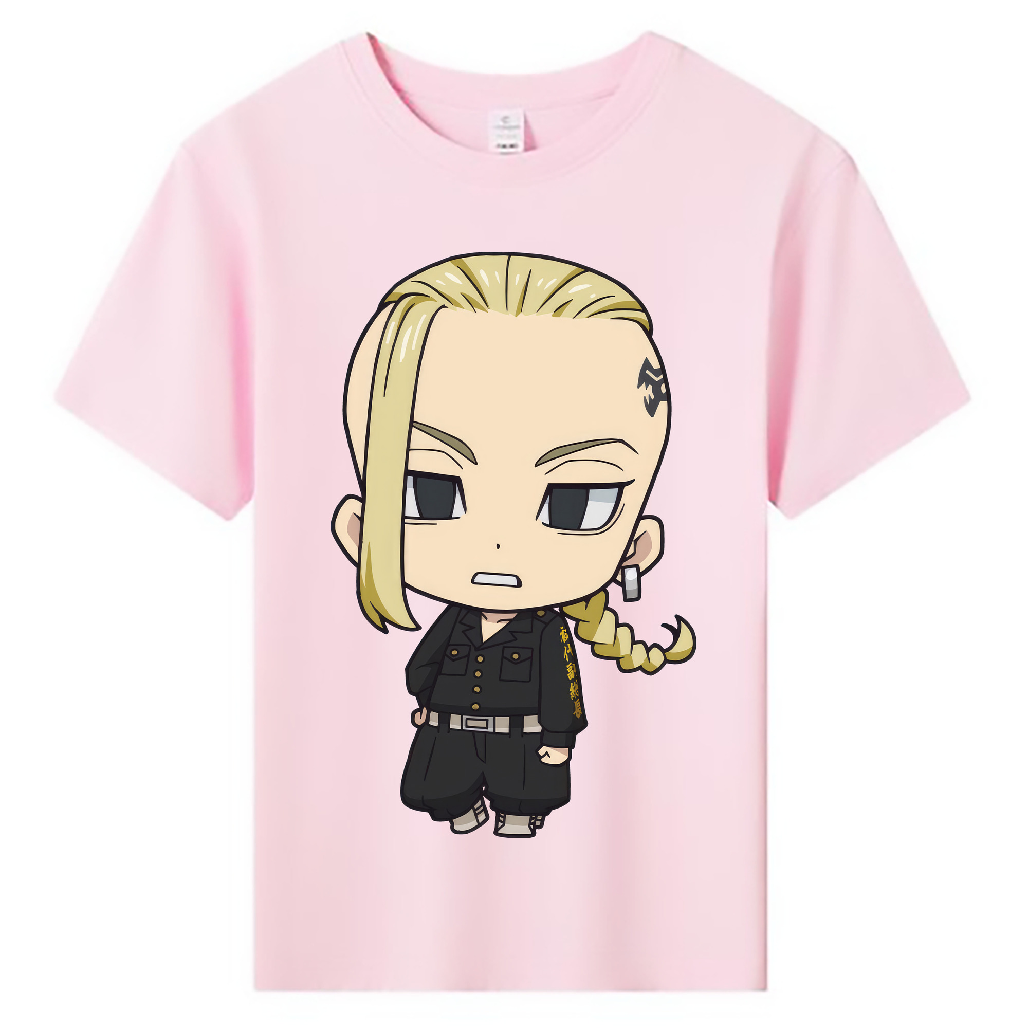 （画像用） 東京リベンジャーズ Tokyo Revengers 綿100％キッズTシャツ（フロントプリント）