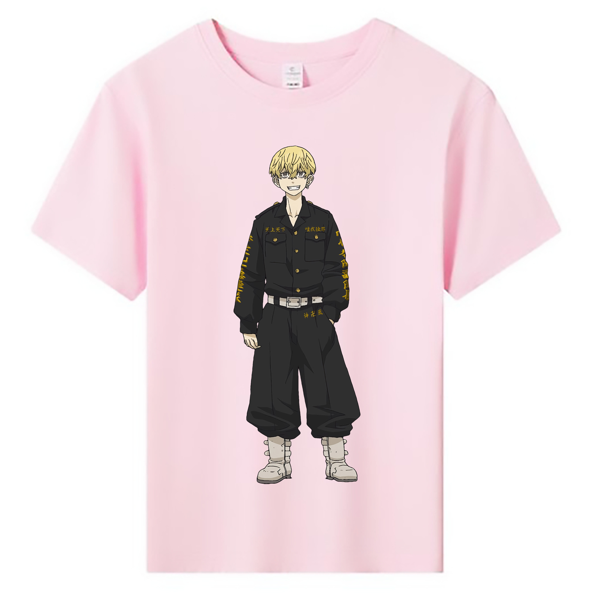 （画像用） 東京リベンジャーズ Tokyo Revengers 綿100％キッズTシャツ（フロントプリント）