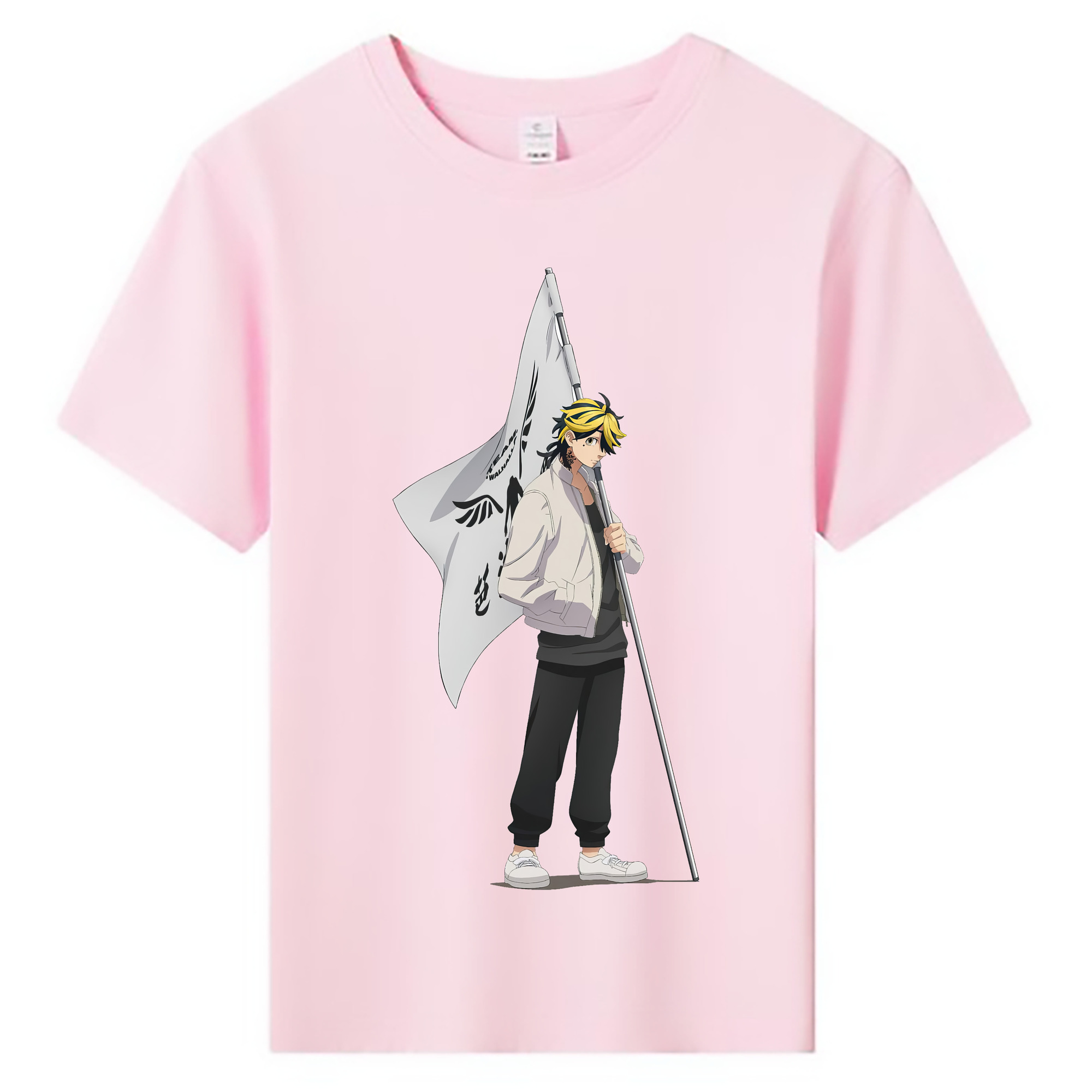 （画像用） 東京リベンジャーズ Tokyo Revengers 綿100％キッズTシャツ（フロントプリント）