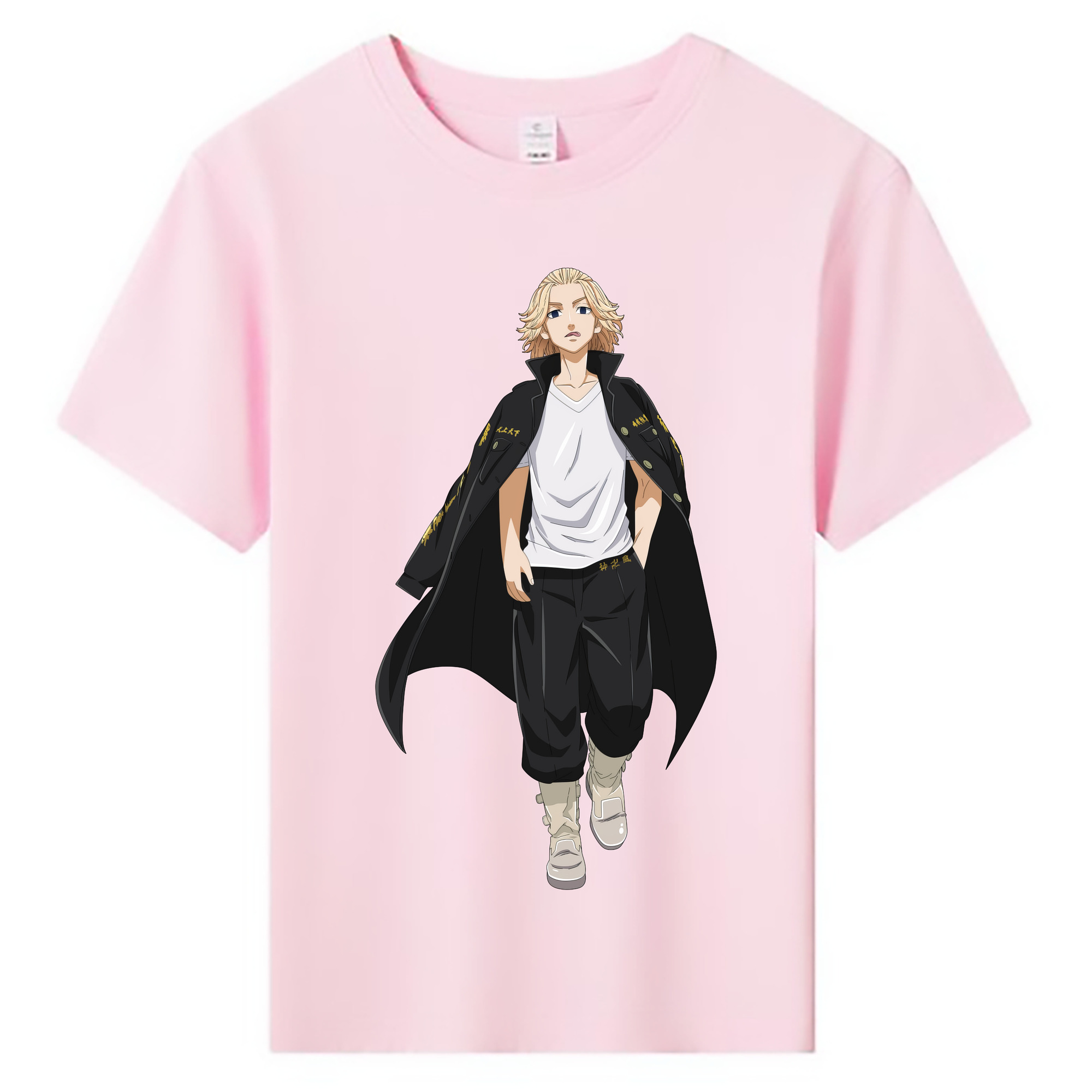 （画像用） 東京リベンジャーズ Tokyo Revengers 綿100％キッズTシャツ（フロントプリント）