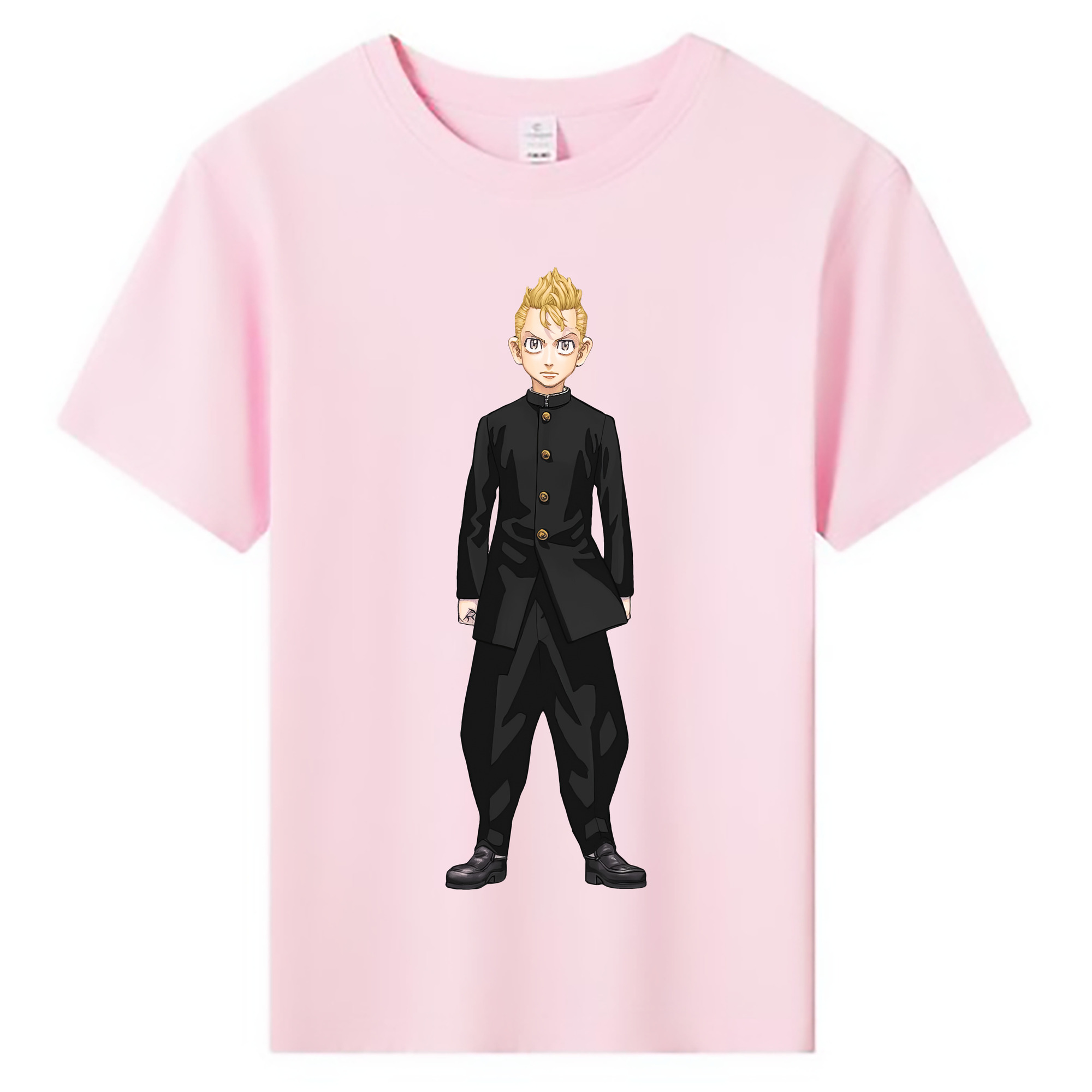 （画像用） 東京リベンジャーズ Tokyo Revengers 綿100％キッズTシャツ（フロントプリント）