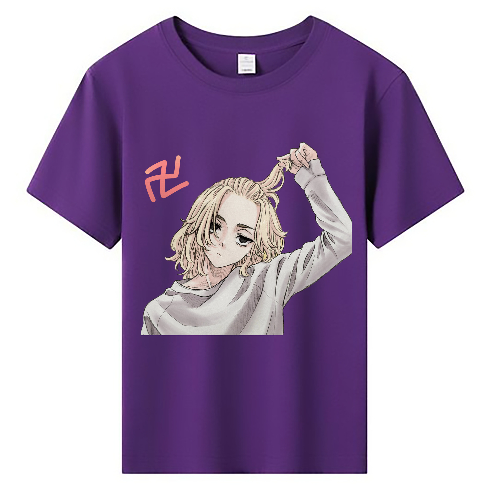 （画像用） 東京リベンジャーズ Tokyo Revengers 綿100％キッズTシャツ（フロントプリント）