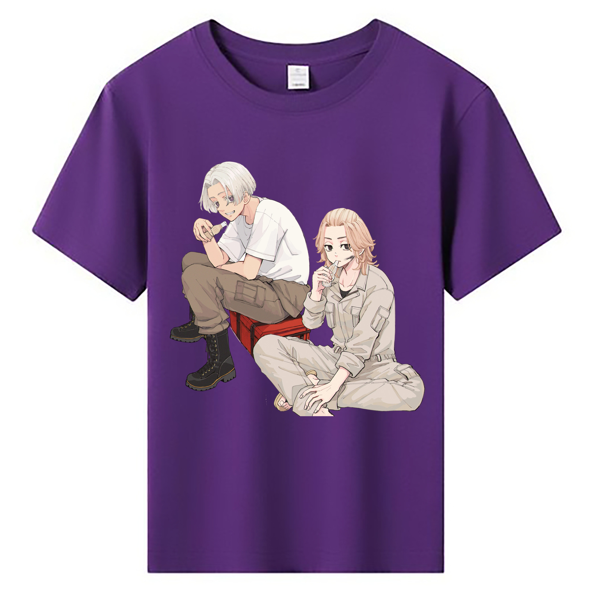 （画像用） 東京リベンジャーズ Tokyo Revengers 綿100％キッズTシャツ（フロントプリント）