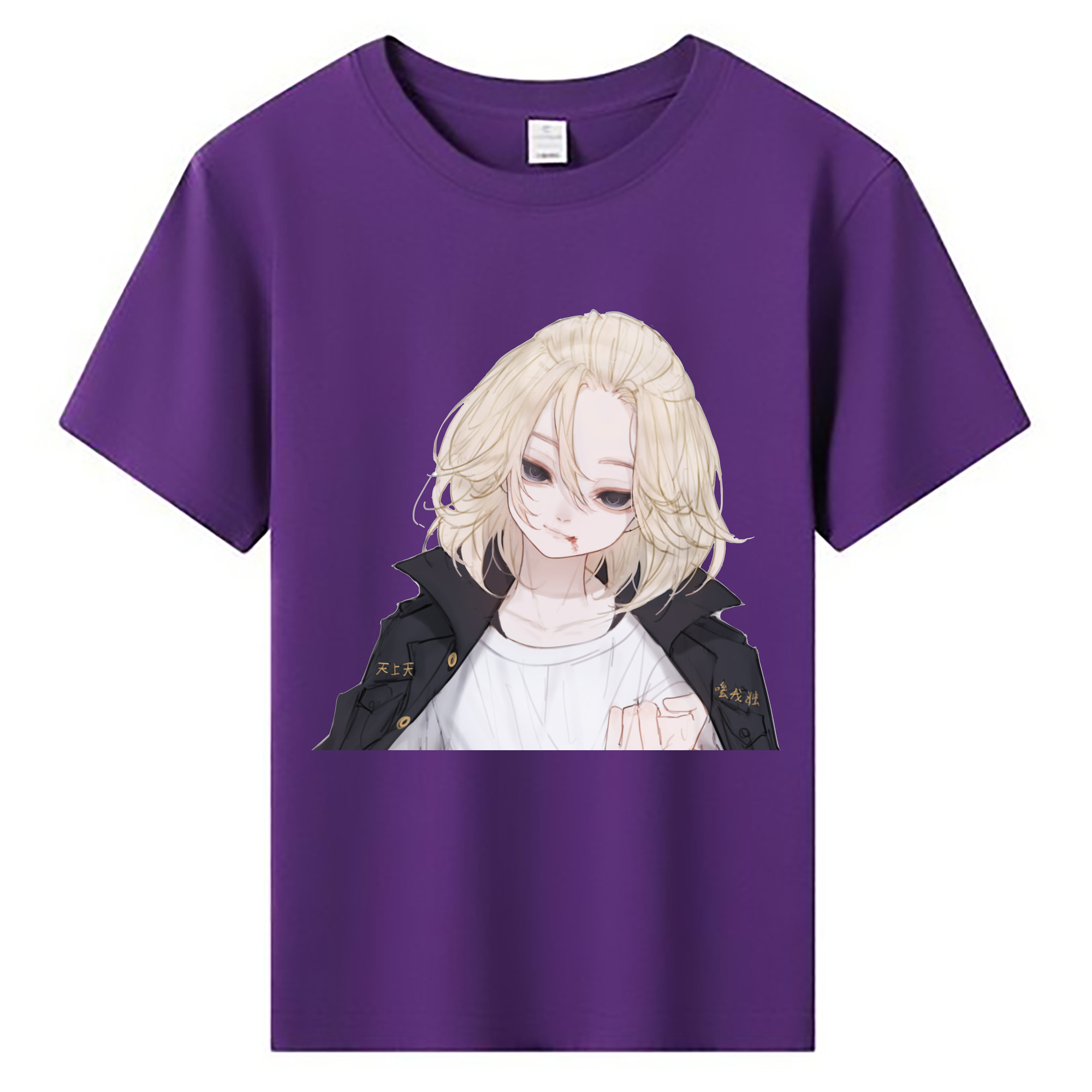 （画像用） 東京リベンジャーズ Tokyo Revengers 綿100％キッズTシャツ（フロントプリント）