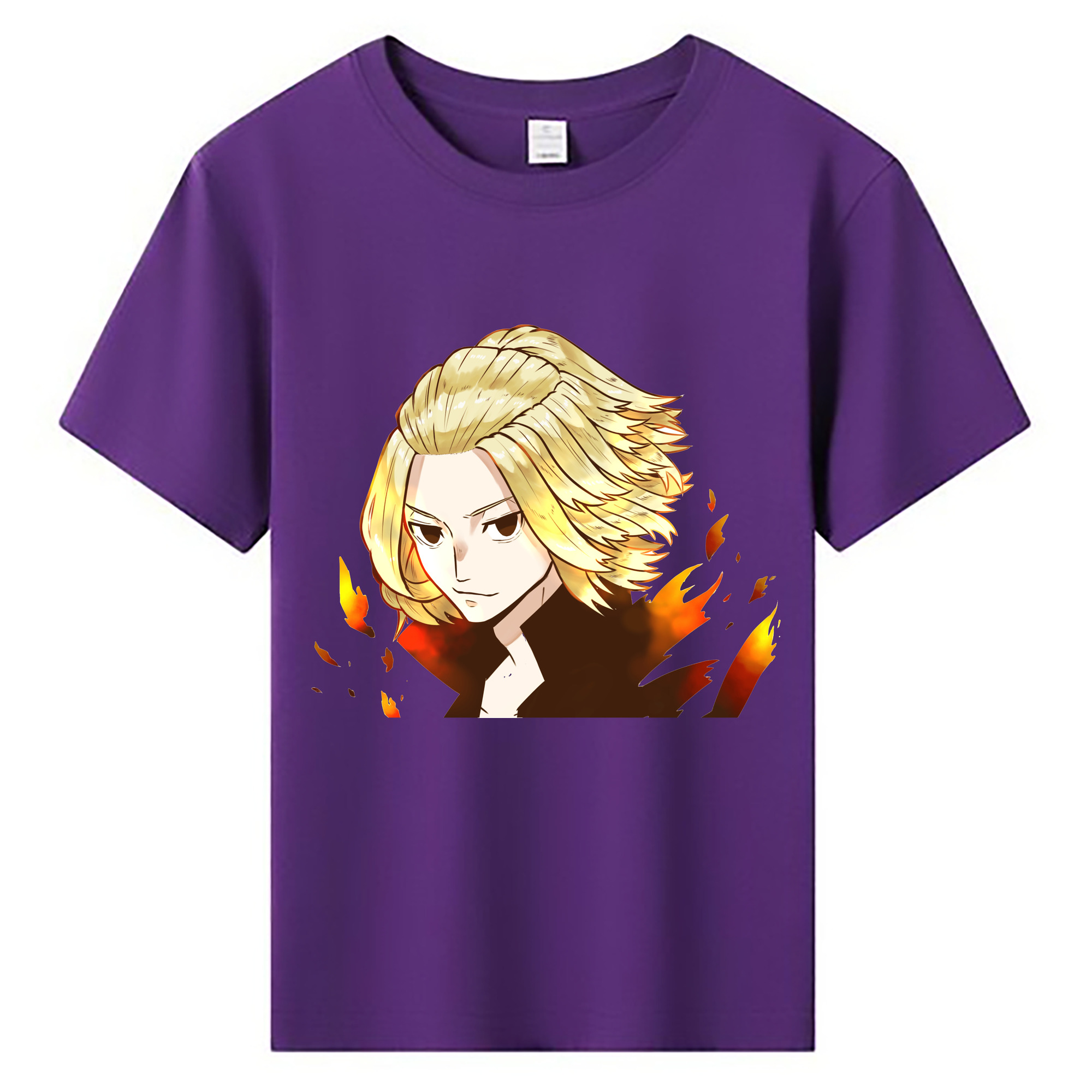 （画像用） 東京リベンジャーズ Tokyo Revengers 綿100％キッズTシャツ（フロントプリント）