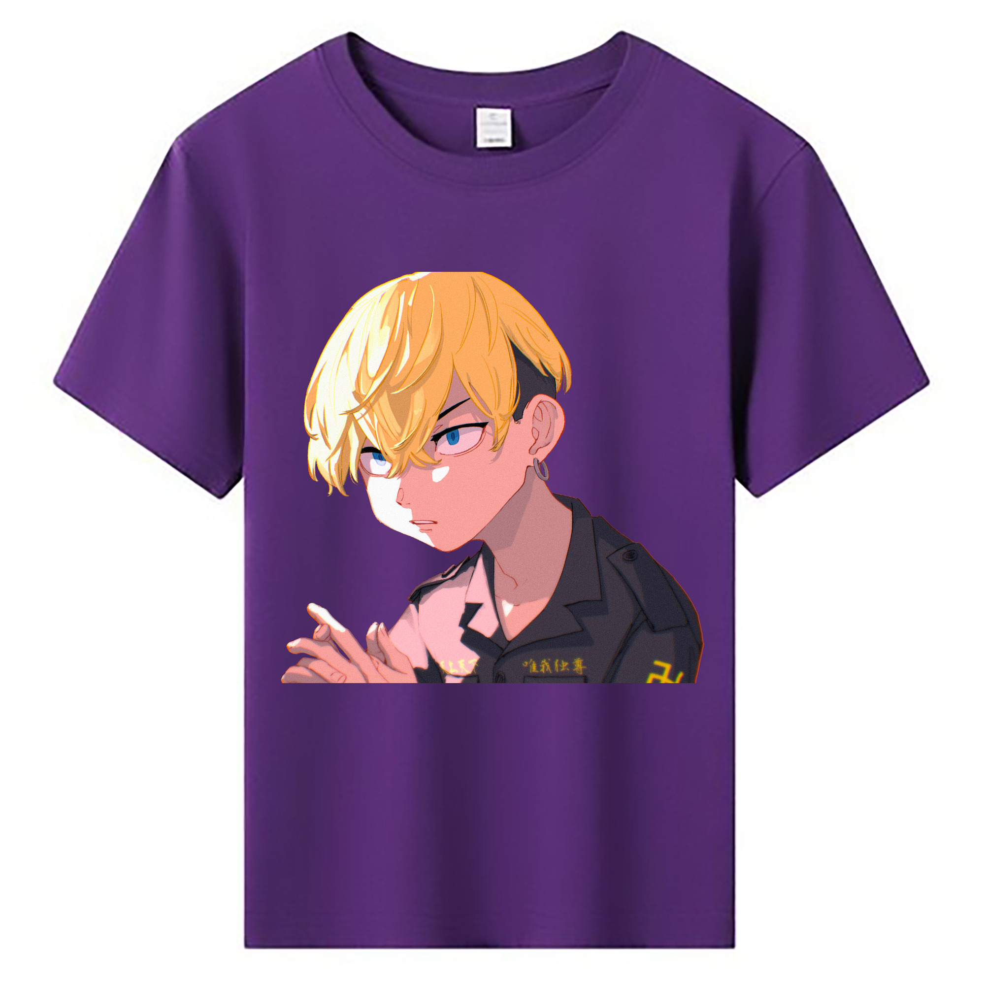 （画像用） 東京リベンジャーズ Tokyo Revengers 綿100％キッズTシャツ（フロントプリント）