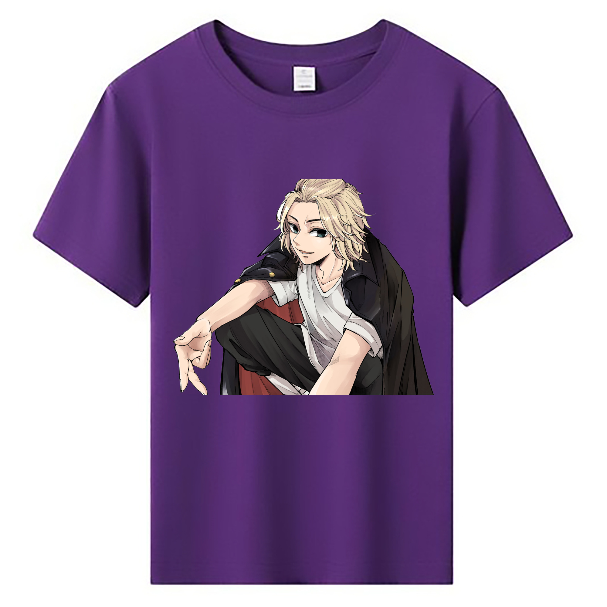 （画像用） 東京リベンジャーズ Tokyo Revengers 綿100％キッズTシャツ（フロントプリント）