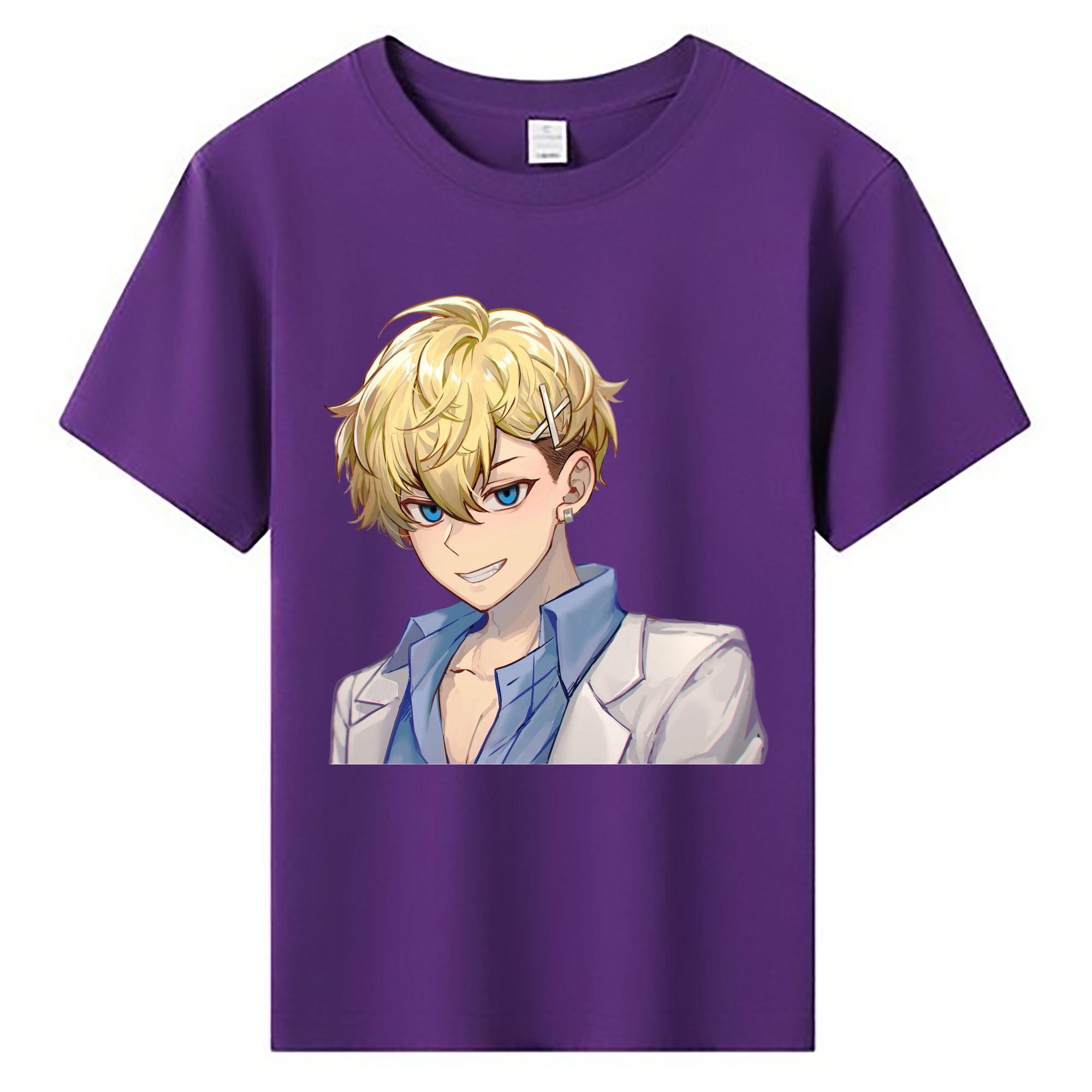 （画像用） 東京リベンジャーズ Tokyo Revengers 綿100％キッズTシャツ（フロントプリント）