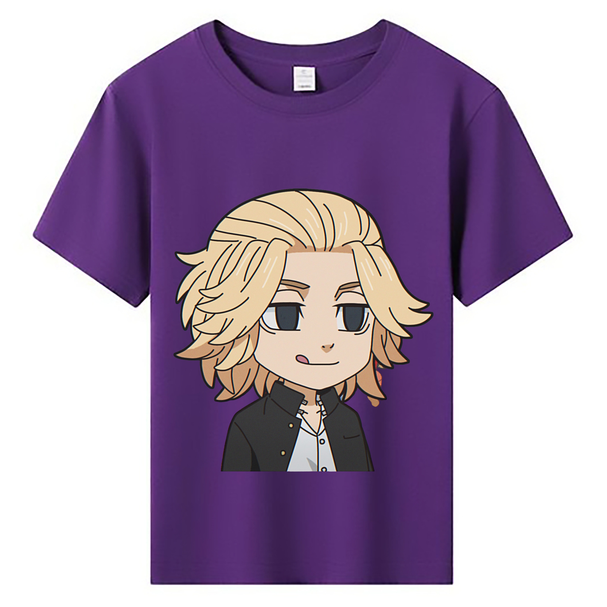 （画像用） 東京リベンジャーズ Tokyo Revengers 綿100％キッズTシャツ（フロントプリント）