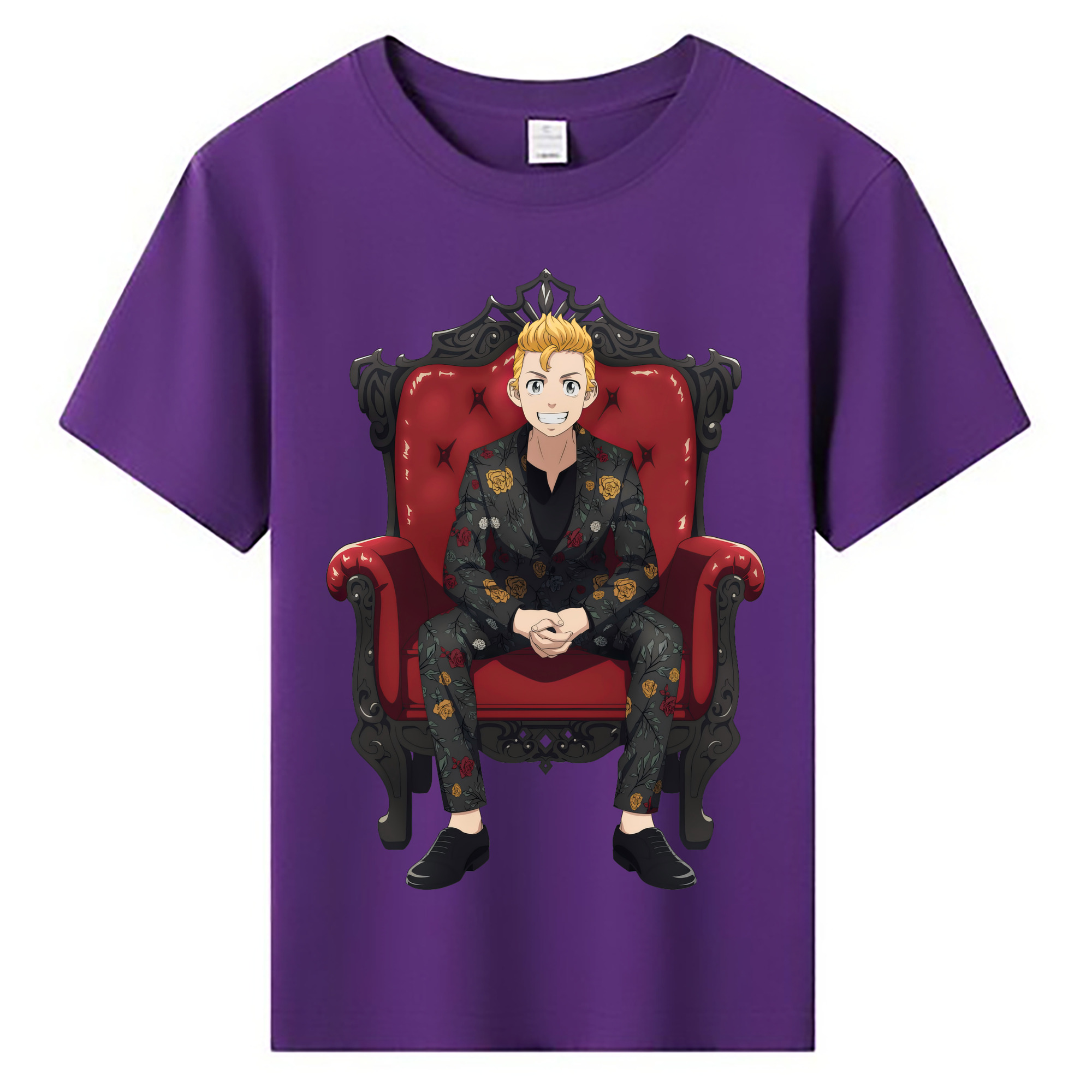 （画像用） 東京リベンジャーズ Tokyo Revengers 綿100％キッズTシャツ（フロントプリント）