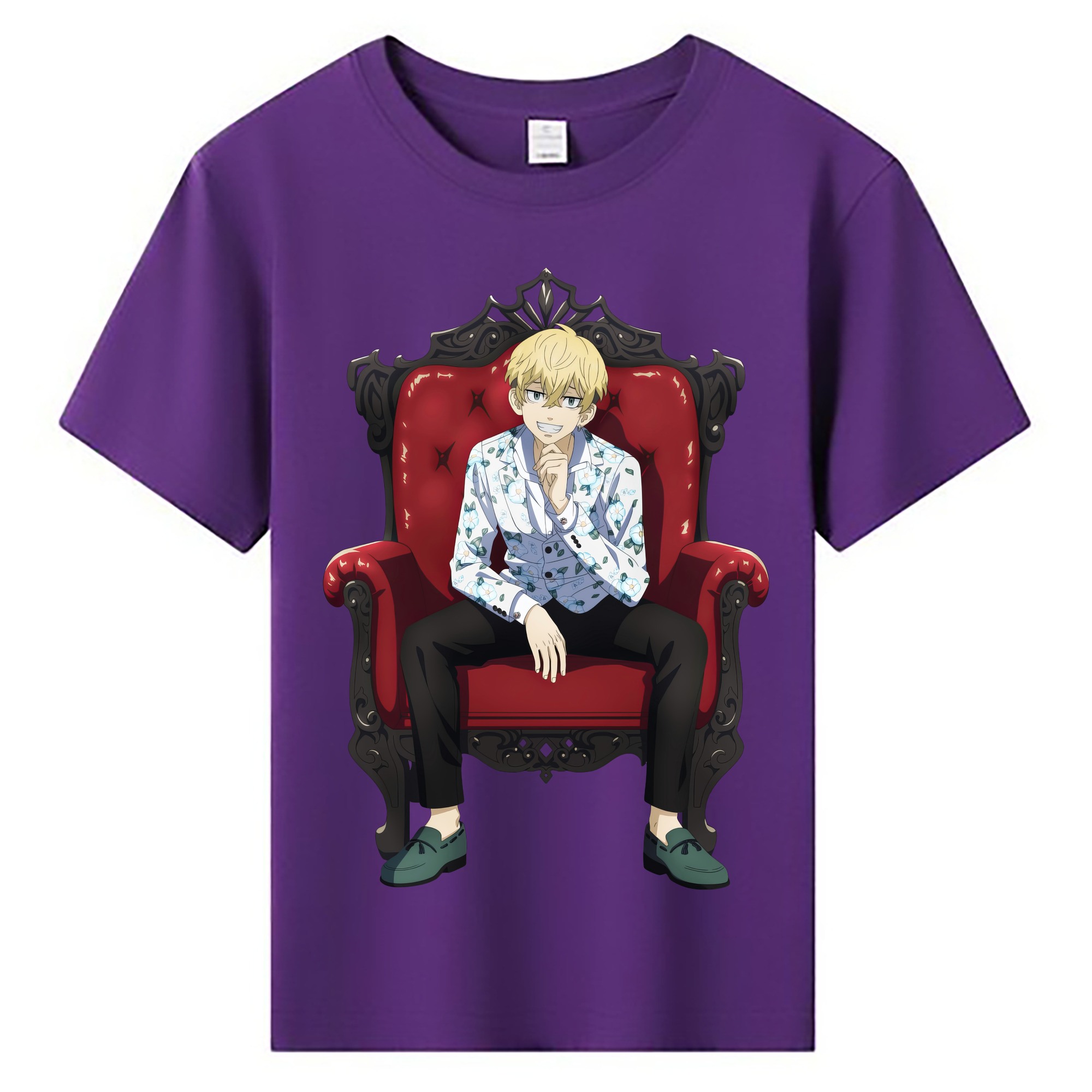 （画像用） 東京リベンジャーズ Tokyo Revengers 綿100％キッズTシャツ（フロントプリント）