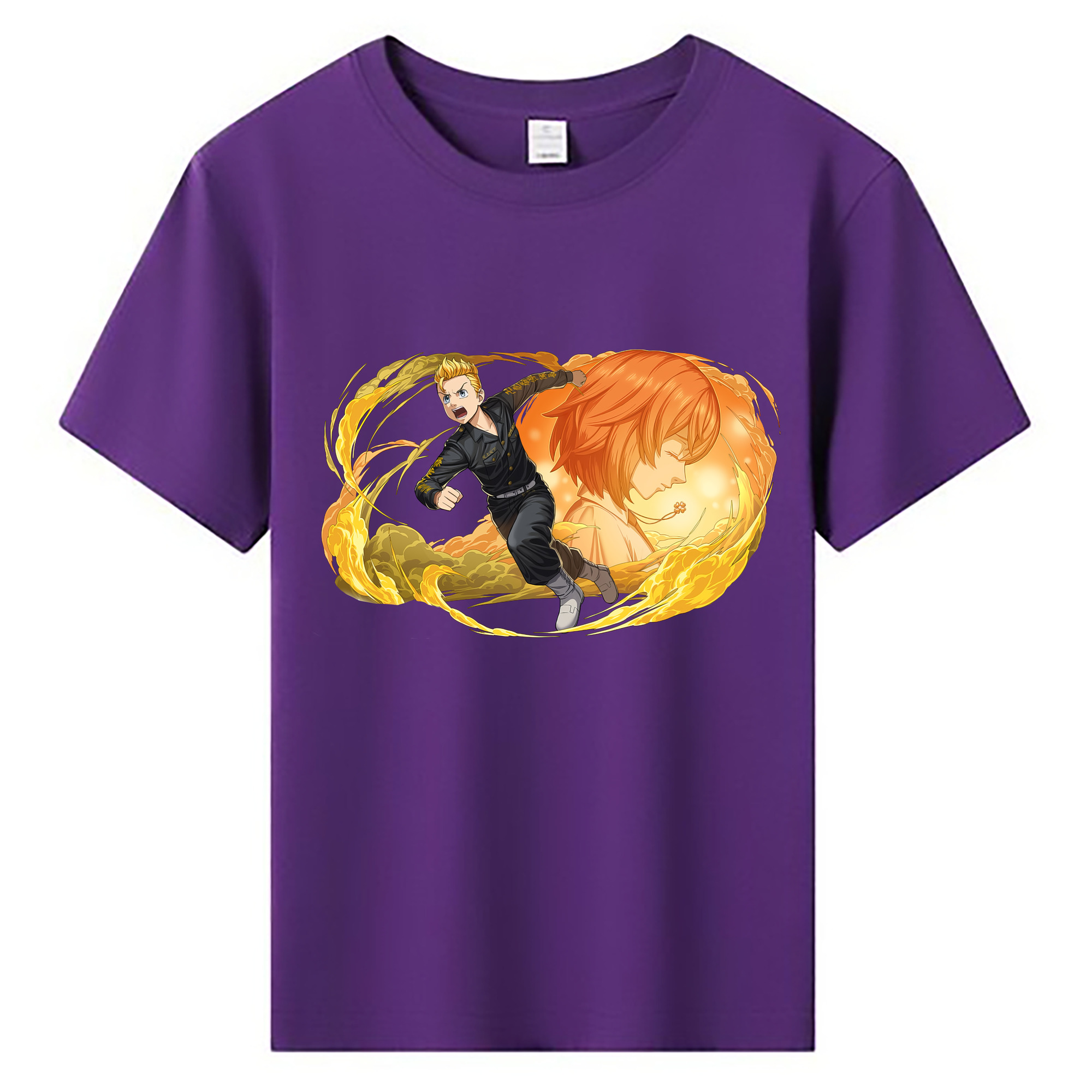 （画像用） 東京リベンジャーズ Tokyo Revengers 綿100％キッズTシャツ（フロントプリント）