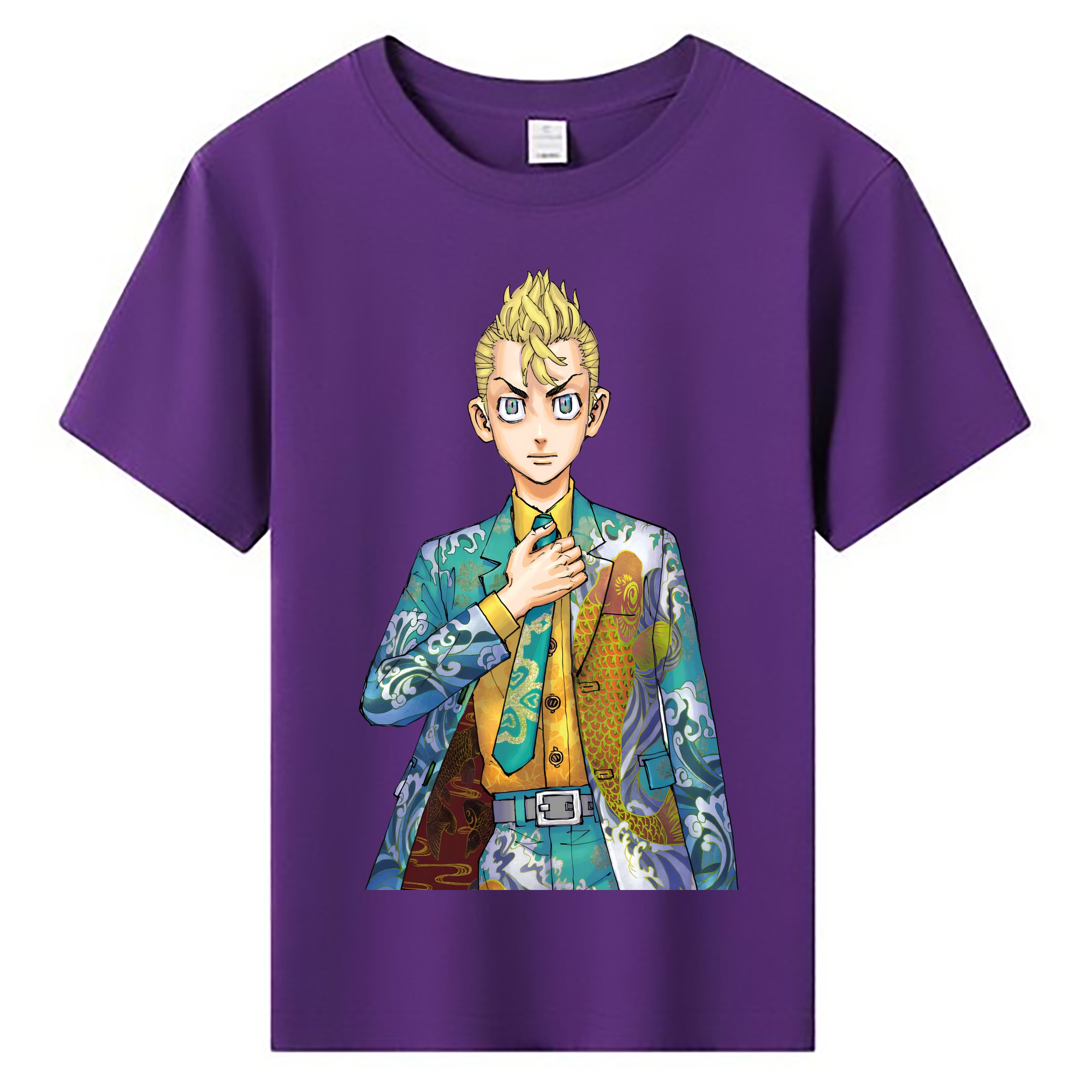 （画像用） 東京リベンジャーズ Tokyo Revengers 綿100％キッズTシャツ（フロントプリント）