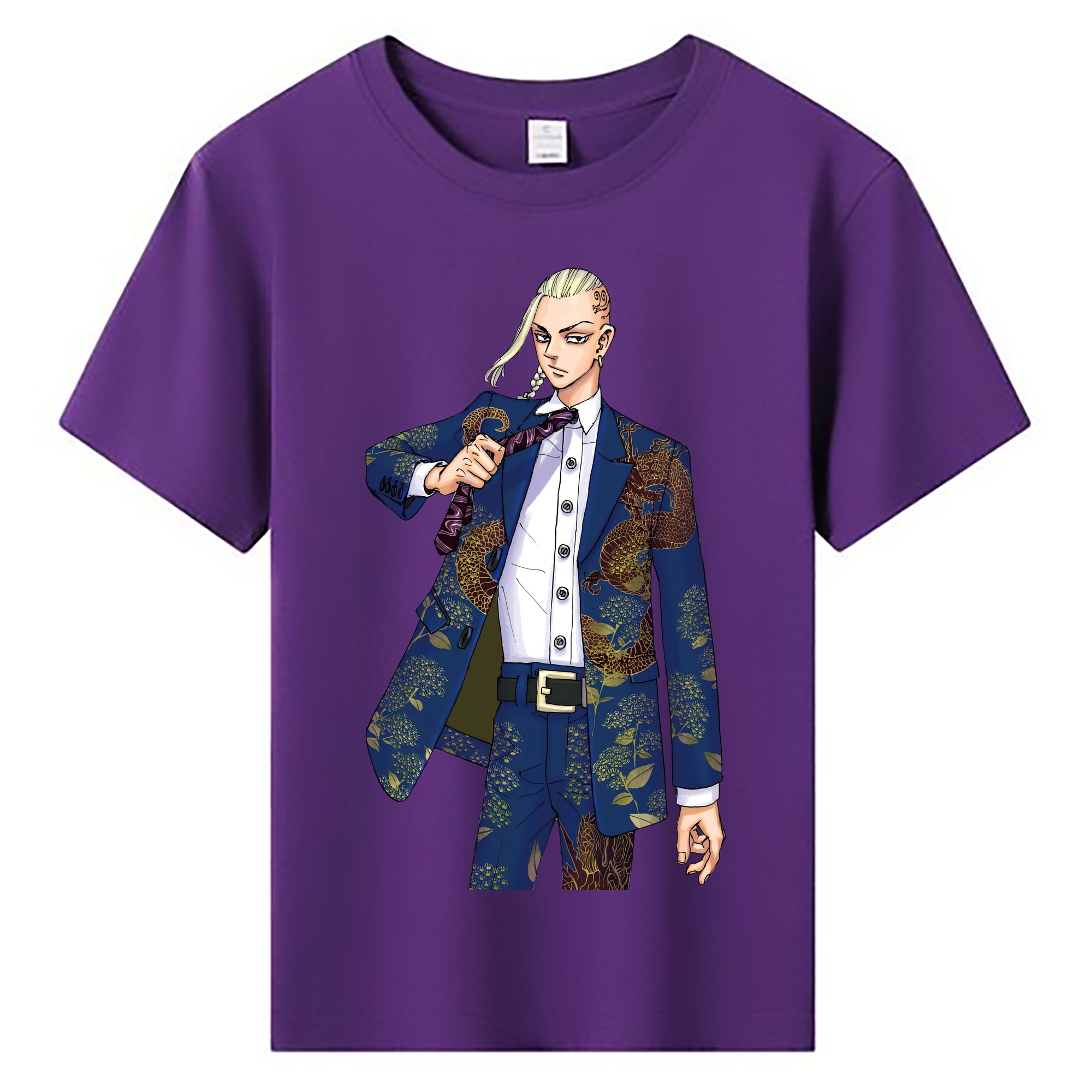 （画像用） 東京リベンジャーズ Tokyo Revengers 綿100％キッズTシャツ（フロントプリント）