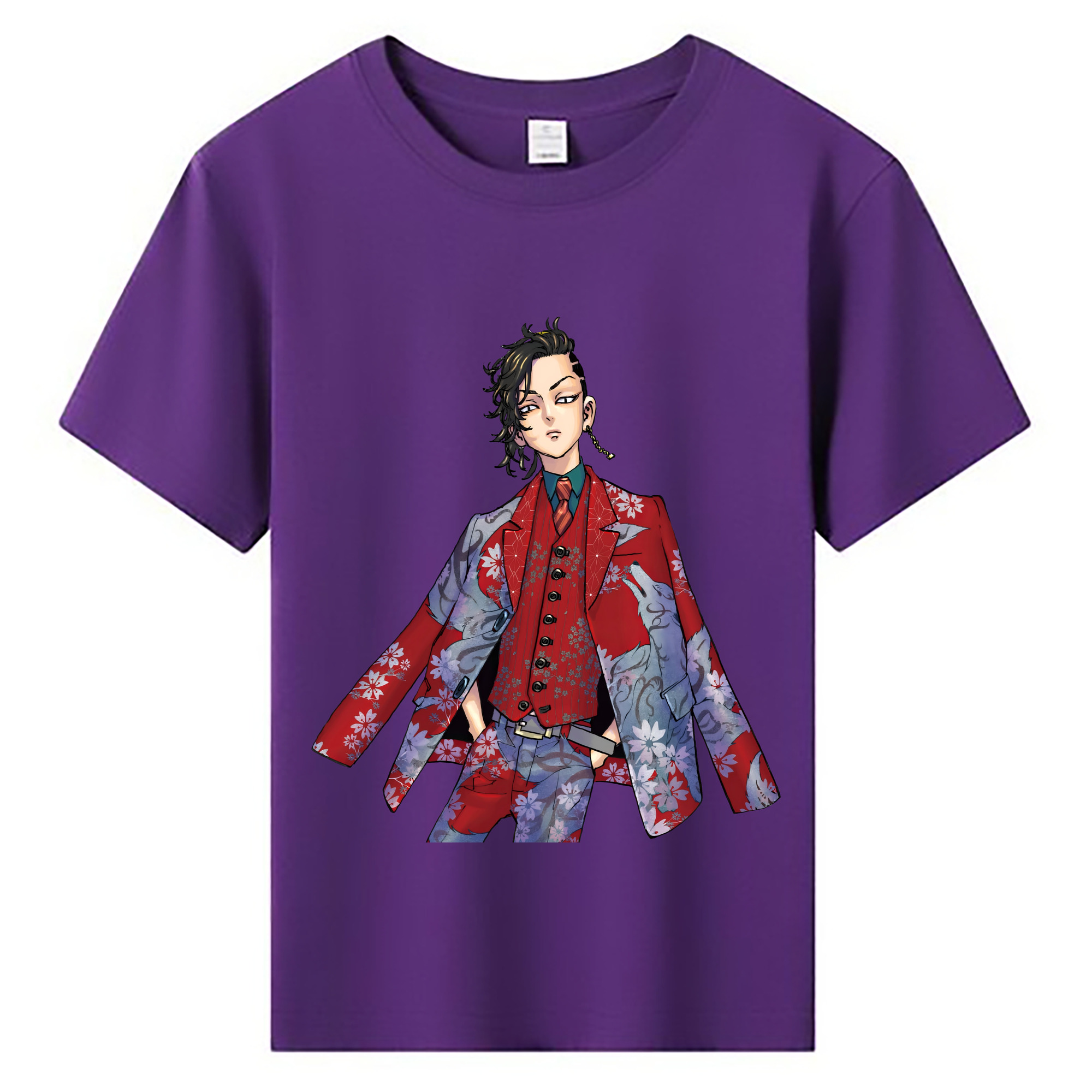 （画像用） 東京リベンジャーズ Tokyo Revengers 綿100％キッズTシャツ（フロントプリント）