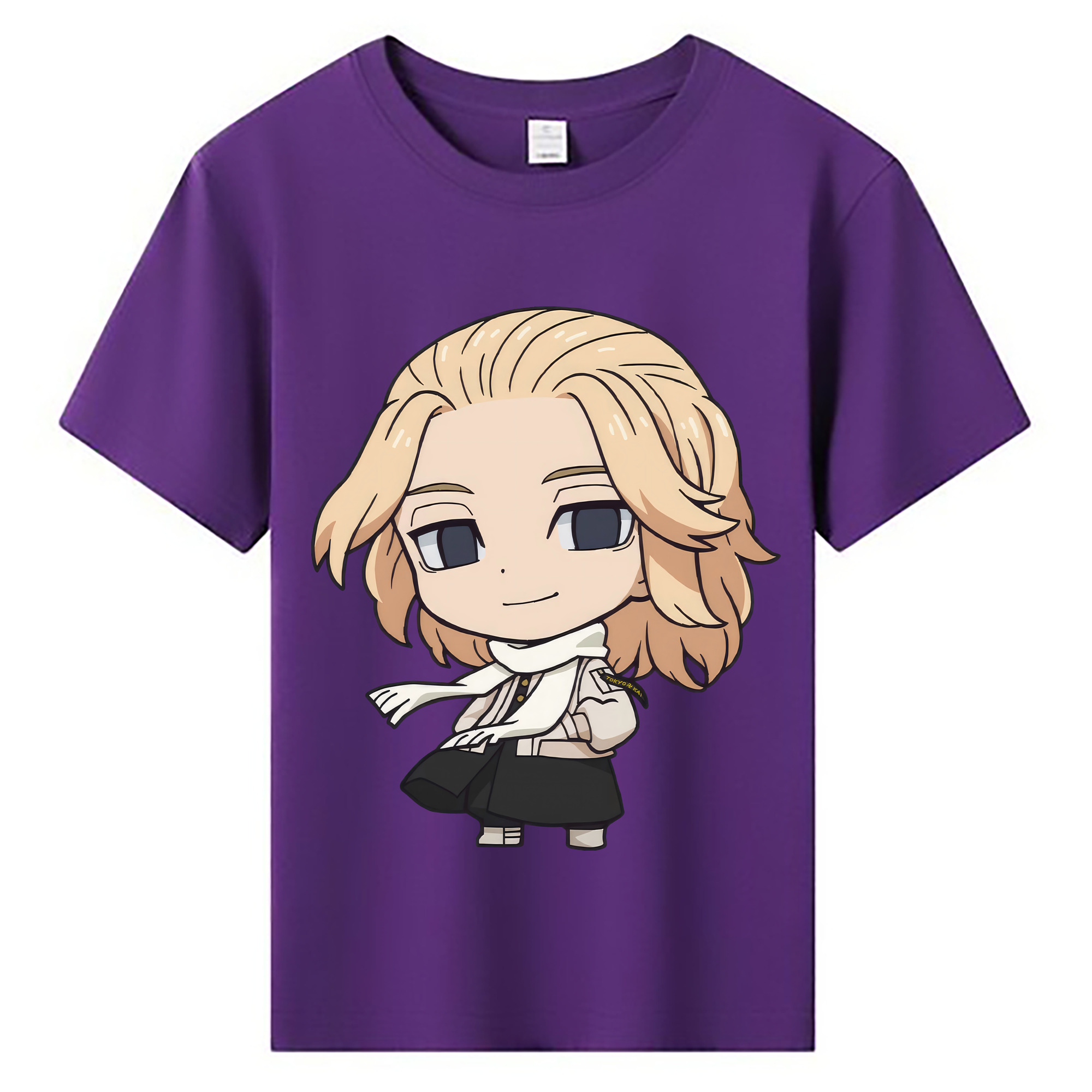 （画像用） 東京リベンジャーズ Tokyo Revengers 綿100％キッズTシャツ（フロントプリント）
