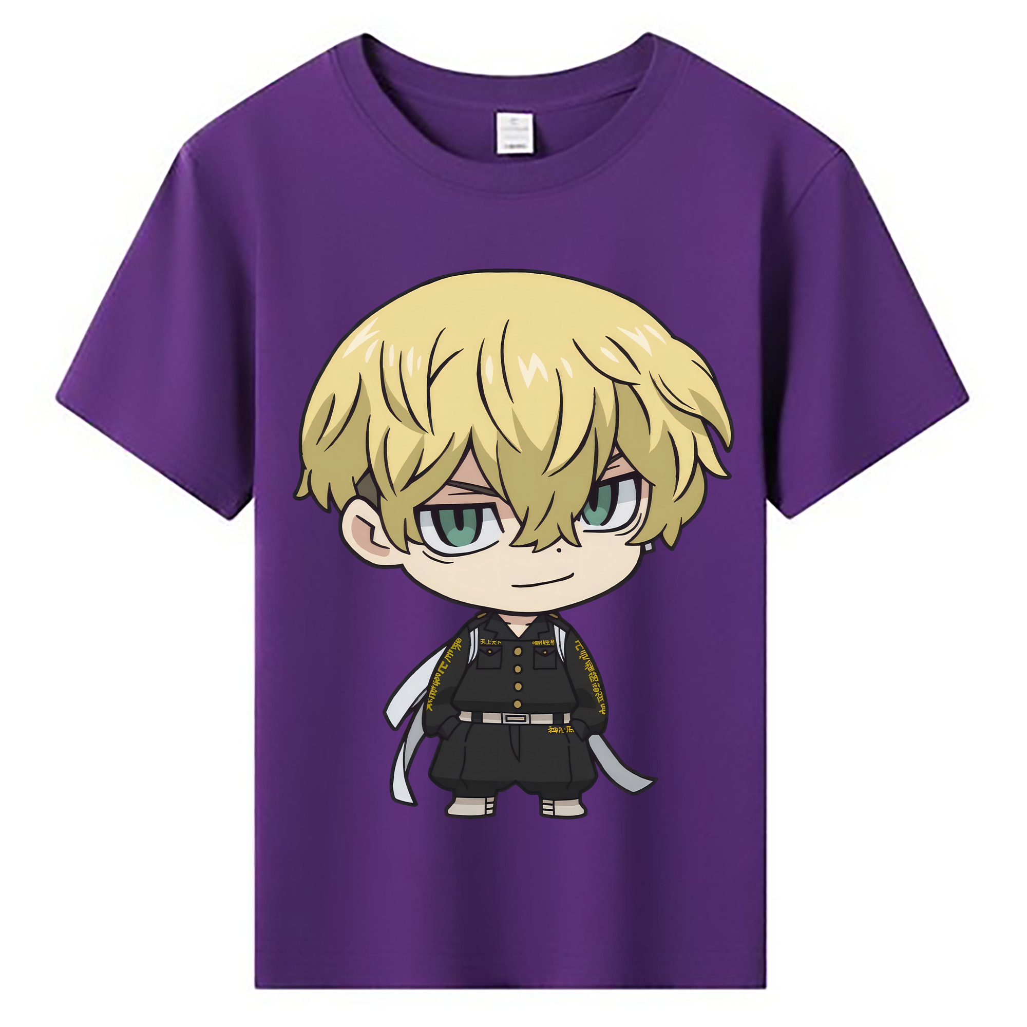 （画像用） 東京リベンジャーズ Tokyo Revengers 綿100％キッズTシャツ（フロントプリント）