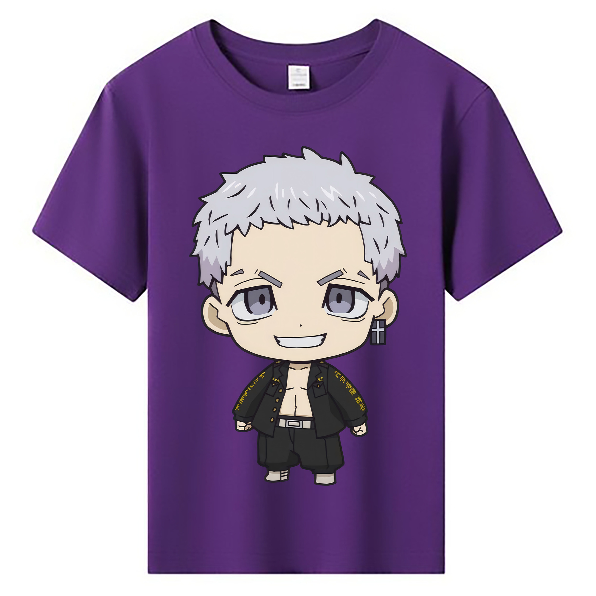 （画像用） 東京リベンジャーズ Tokyo Revengers 綿100％キッズTシャツ（フロントプリント）