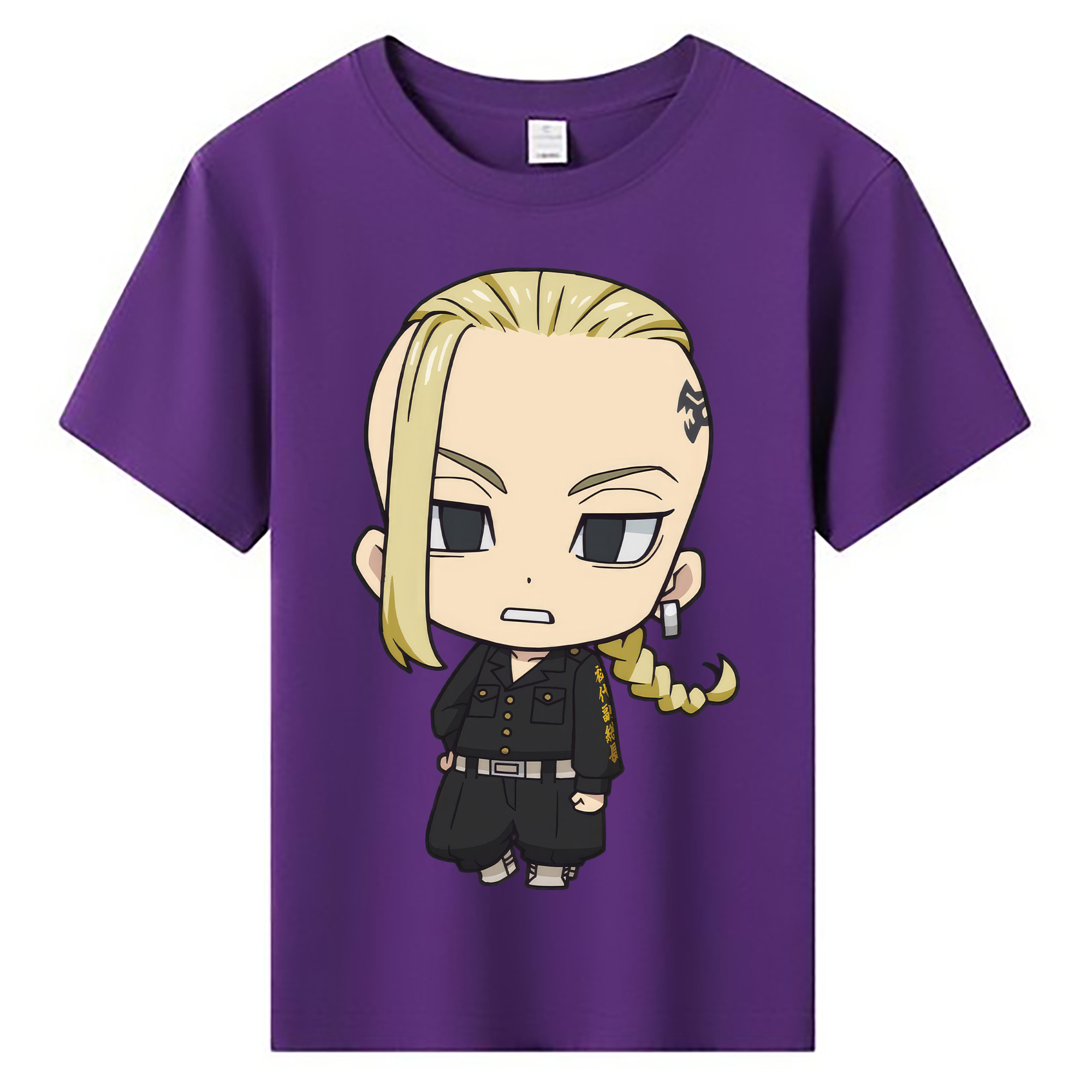 （画像用） 東京リベンジャーズ Tokyo Revengers 綿100％キッズTシャツ（フロントプリント）