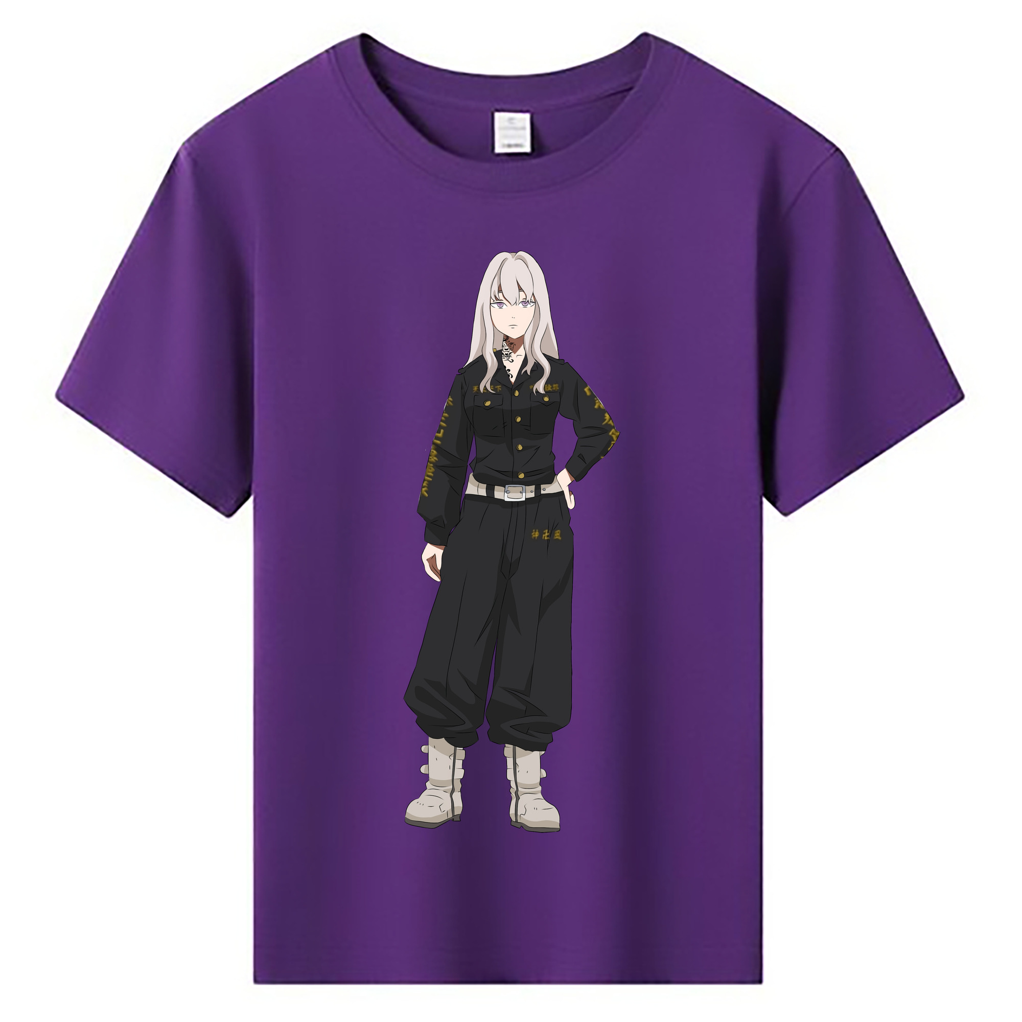 （画像用） 東京リベンジャーズ Tokyo Revengers 綿100％キッズTシャツ（フロントプリント）