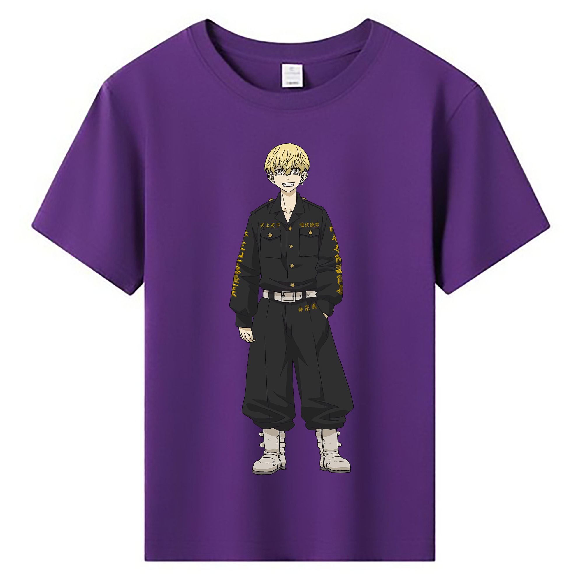 （画像用） 東京リベンジャーズ Tokyo Revengers 綿100％キッズTシャツ（フロントプリント）