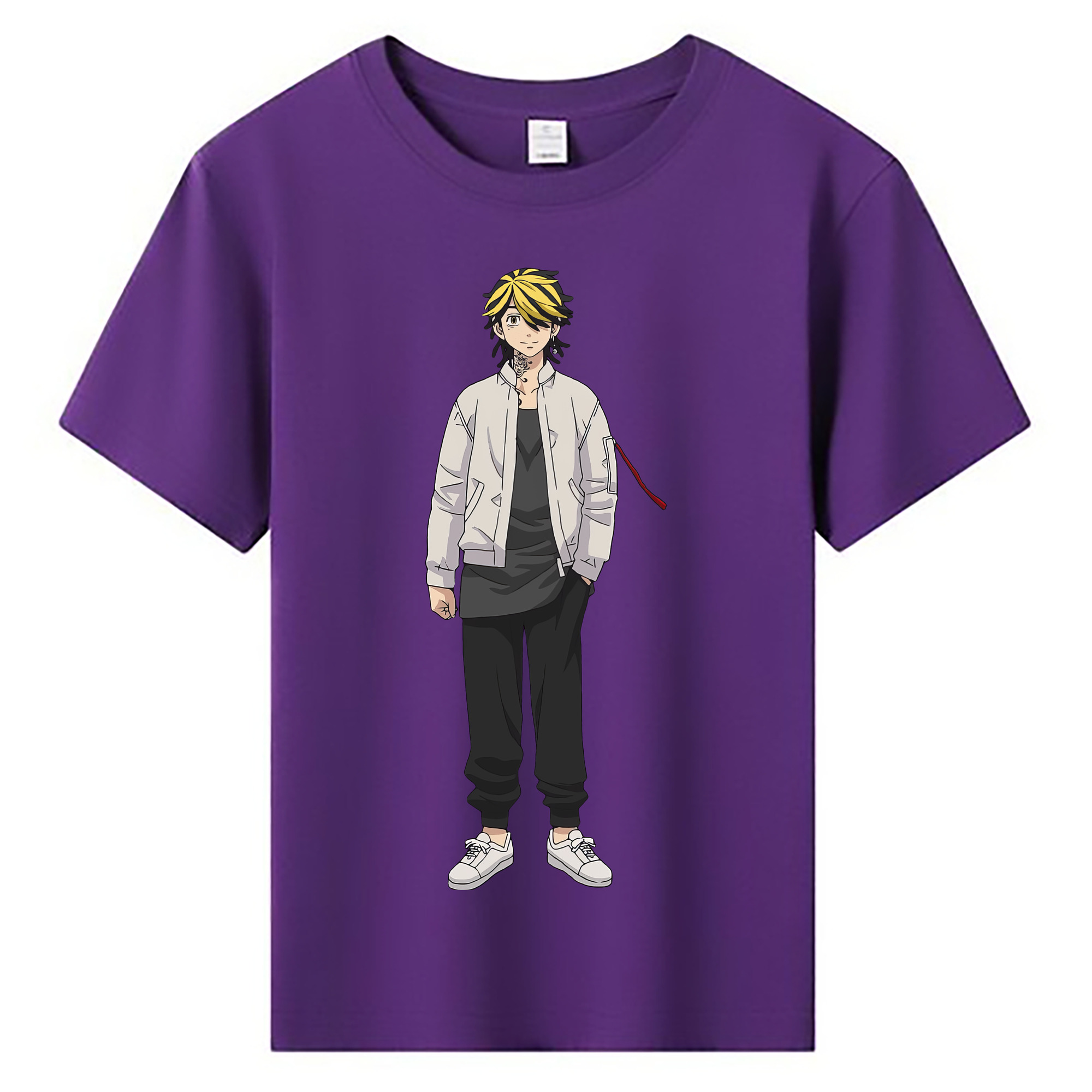 （画像用） 東京リベンジャーズ Tokyo Revengers 綿100％キッズTシャツ（フロントプリント）