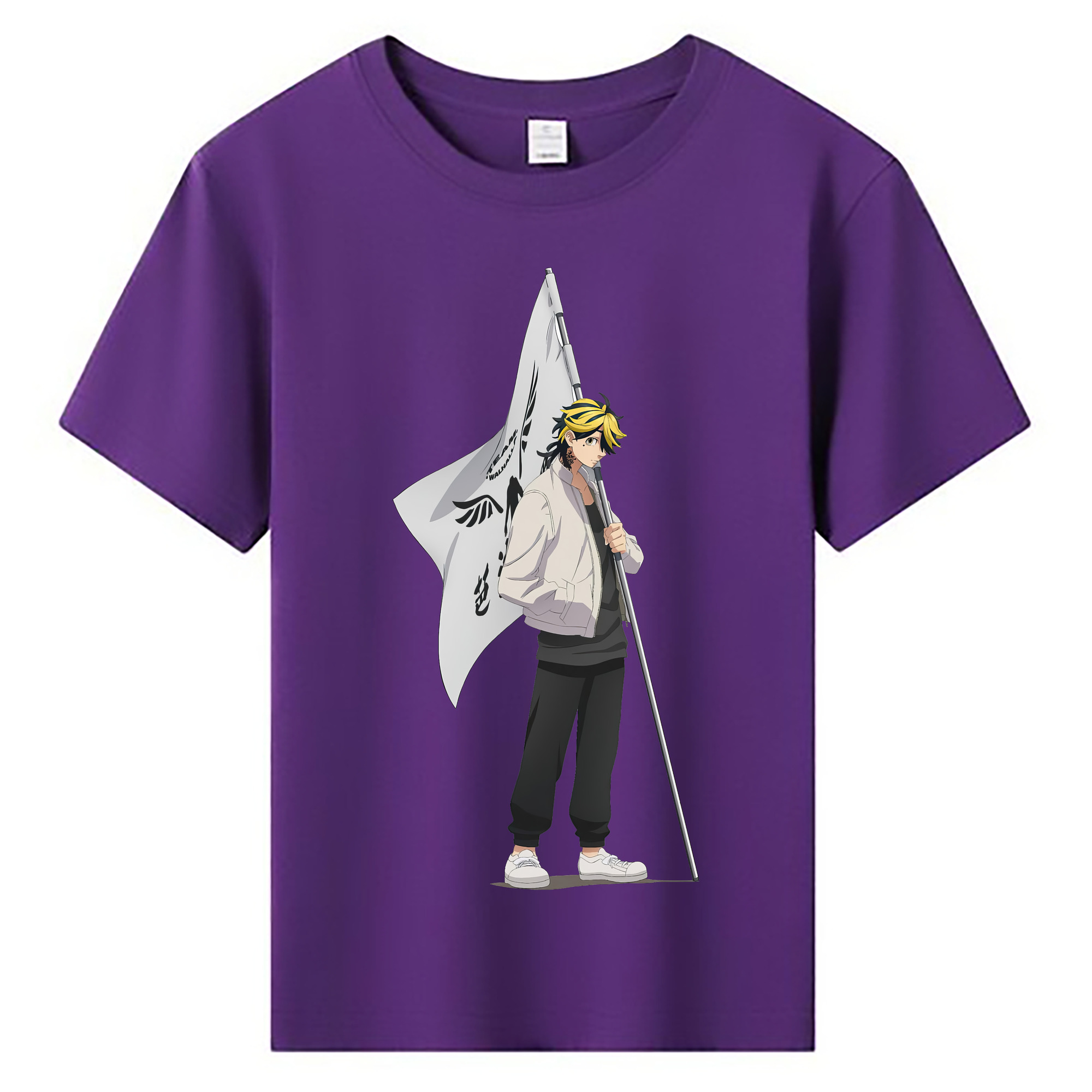 （画像用） 東京リベンジャーズ Tokyo Revengers 綿100％キッズTシャツ（フロントプリント）