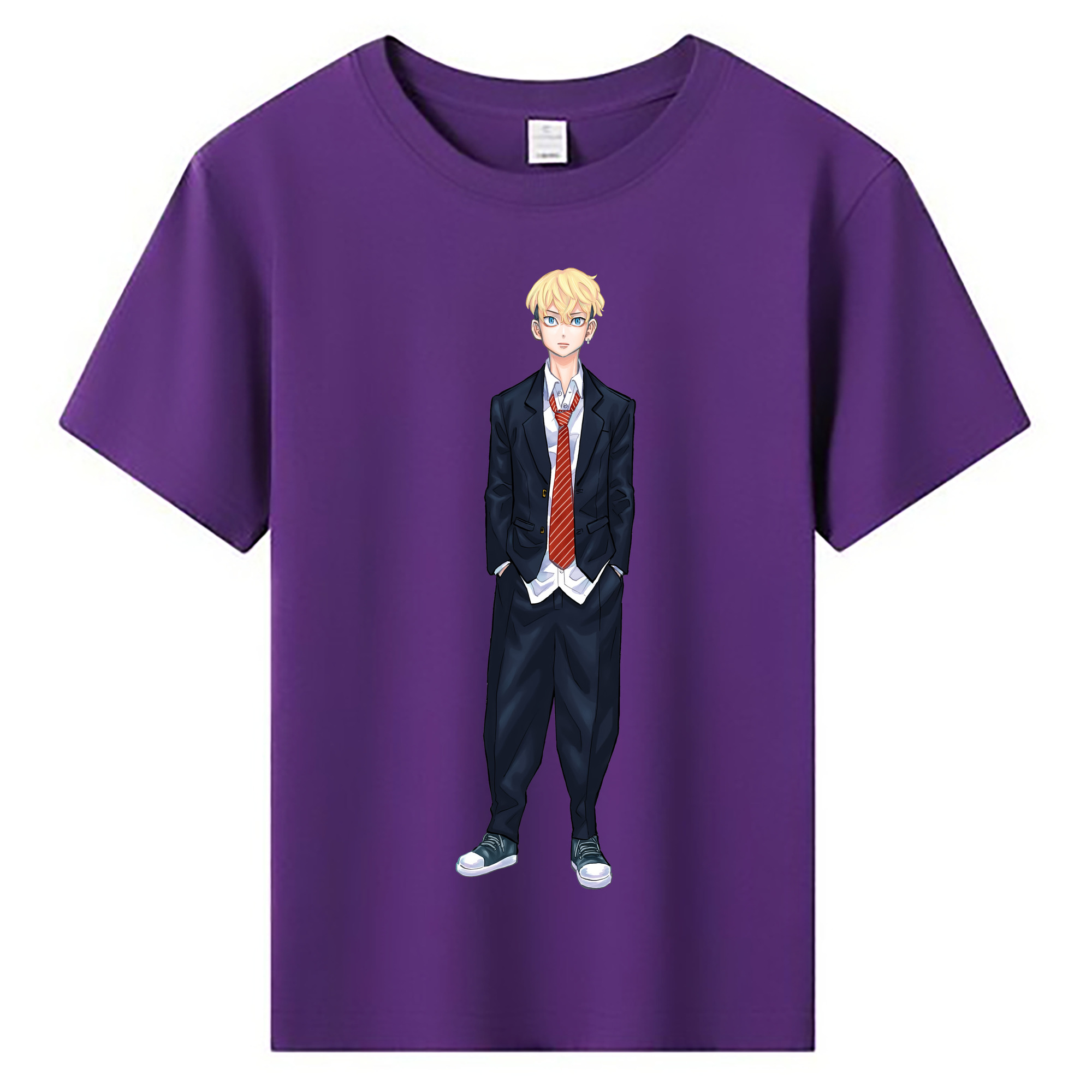 （画像用） 東京リベンジャーズ Tokyo Revengers 綿100％キッズTシャツ（フロントプリント）