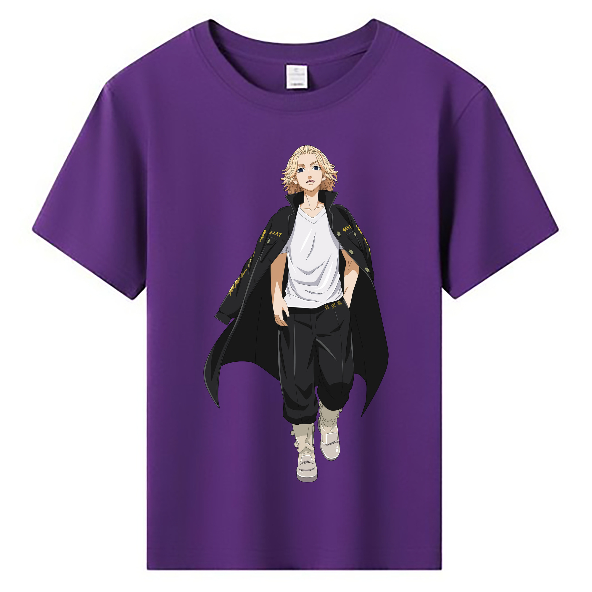 （画像用） 東京リベンジャーズ Tokyo Revengers 綿100％キッズTシャツ（フロントプリント）