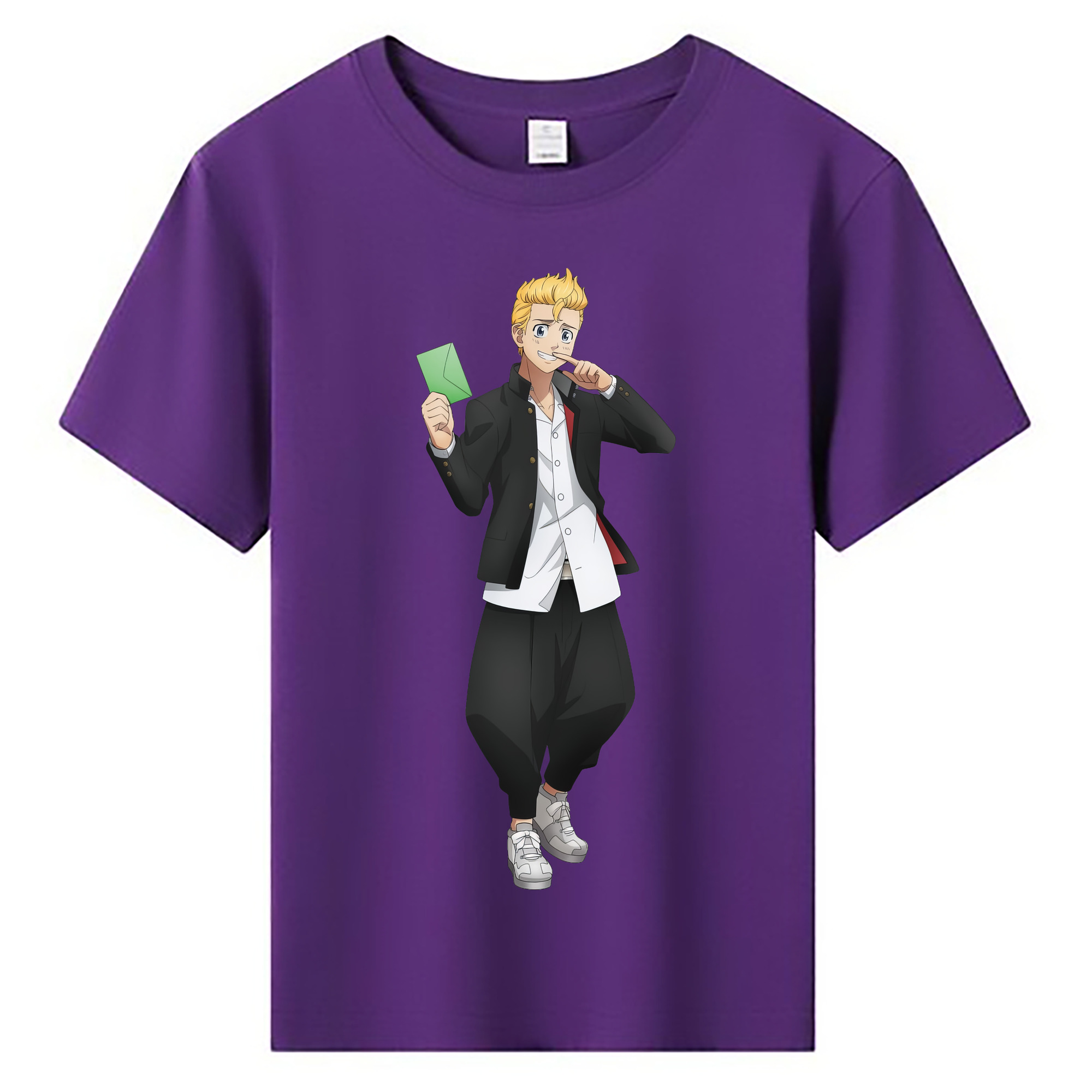 （画像用） 東京リベンジャーズ Tokyo Revengers 綿100％キッズTシャツ（フロントプリント）