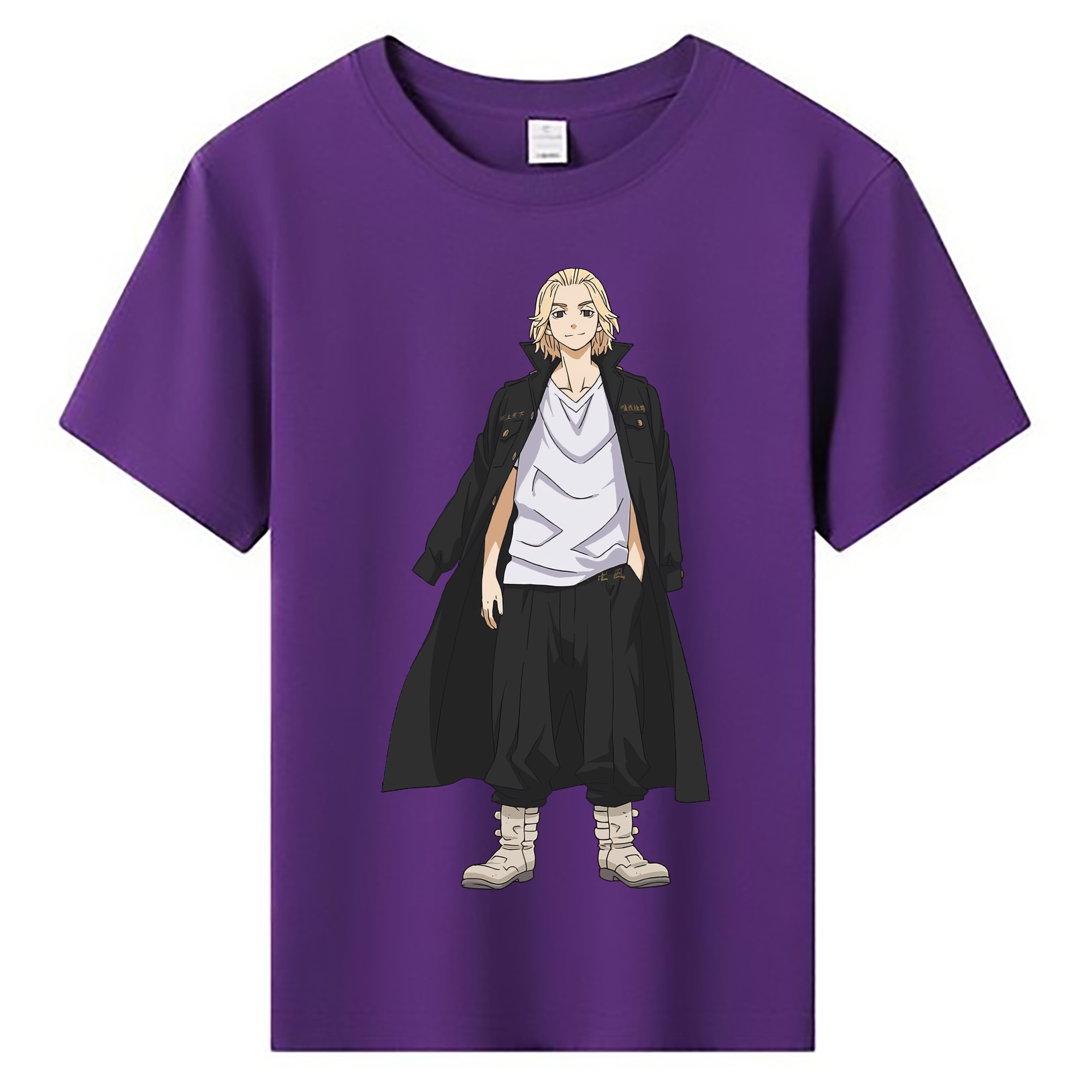 （画像用） 東京リベンジャーズ Tokyo Revengers 綿100％キッズTシャツ（フロントプリント）