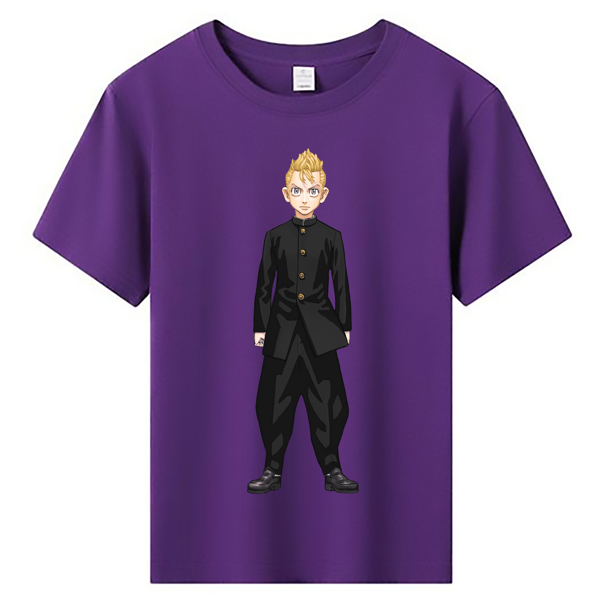（画像用） 東京リベンジャーズ Tokyo Revengers 綿100％キッズTシャツ（フロントプリント）