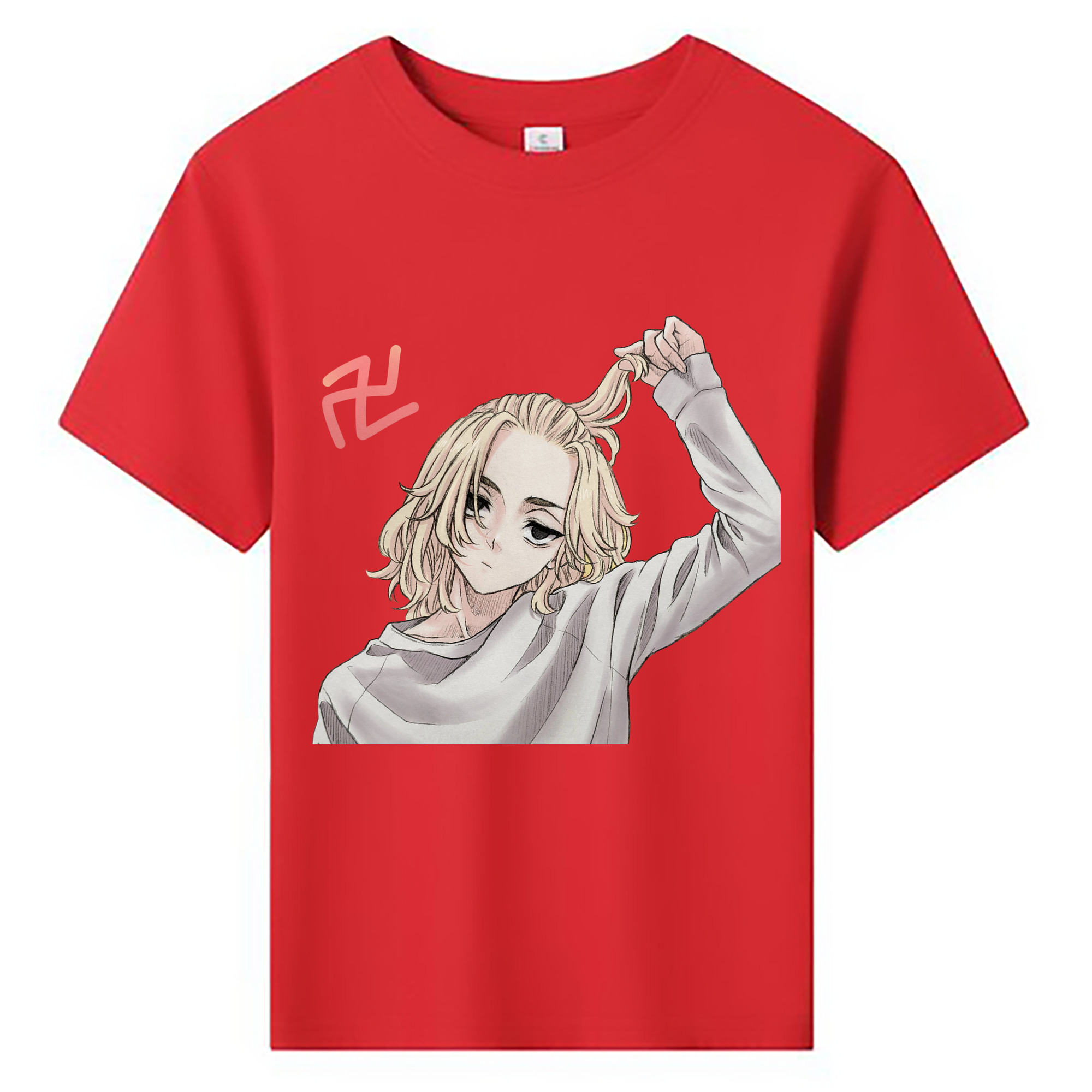 （画像用） 東京リベンジャーズ Tokyo Revengers 綿100％キッズTシャツ（フロントプリント）