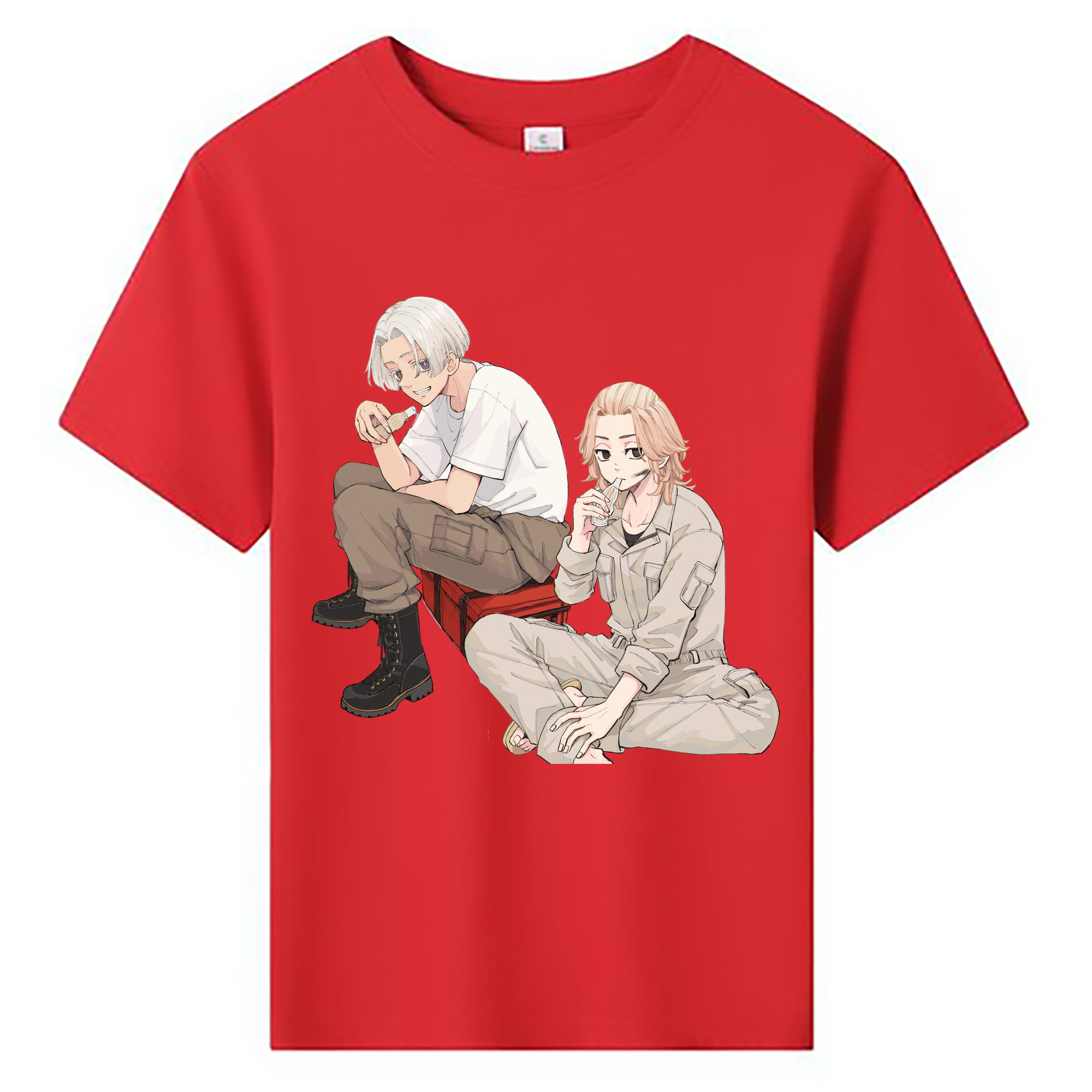 （画像用） 東京リベンジャーズ Tokyo Revengers 綿100％キッズTシャツ（フロントプリント）