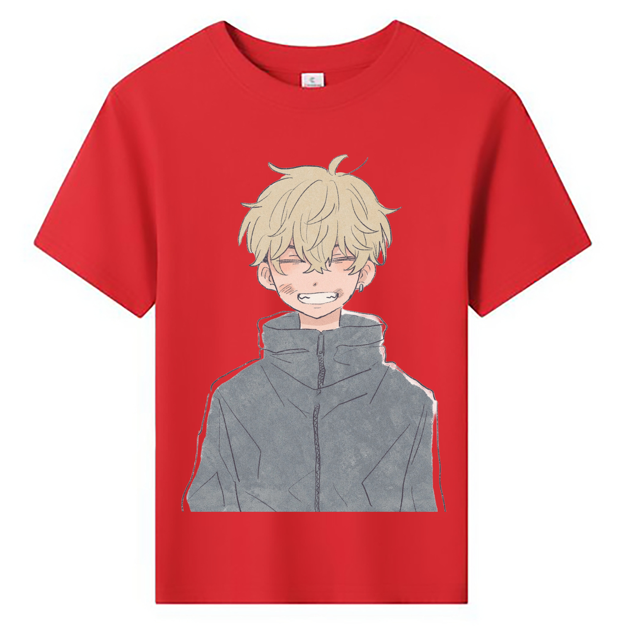 （画像用） 東京リベンジャーズ Tokyo Revengers 綿100％キッズTシャツ（フロントプリント）