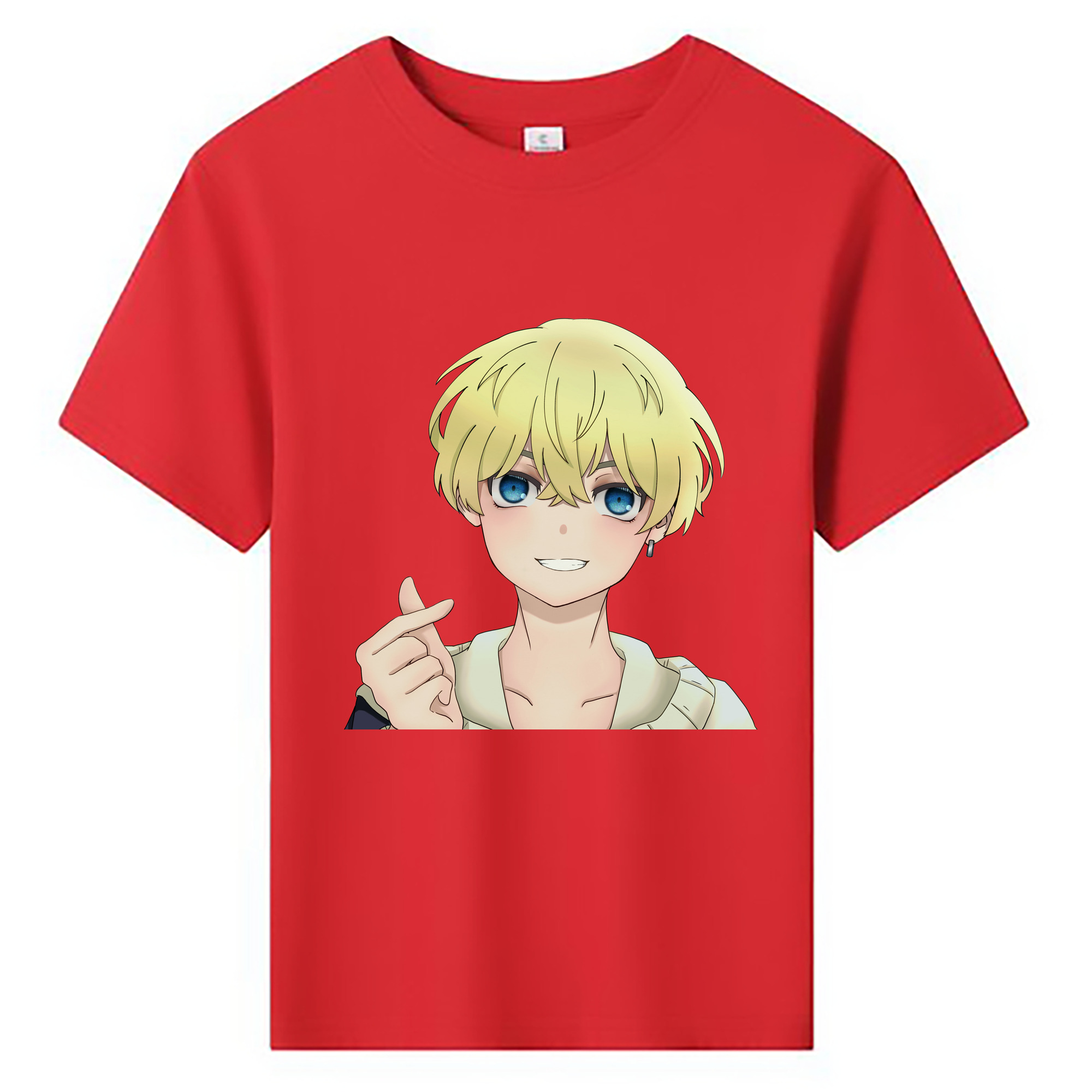 （画像用） 東京リベンジャーズ Tokyo Revengers 綿100％キッズTシャツ（フロントプリント）