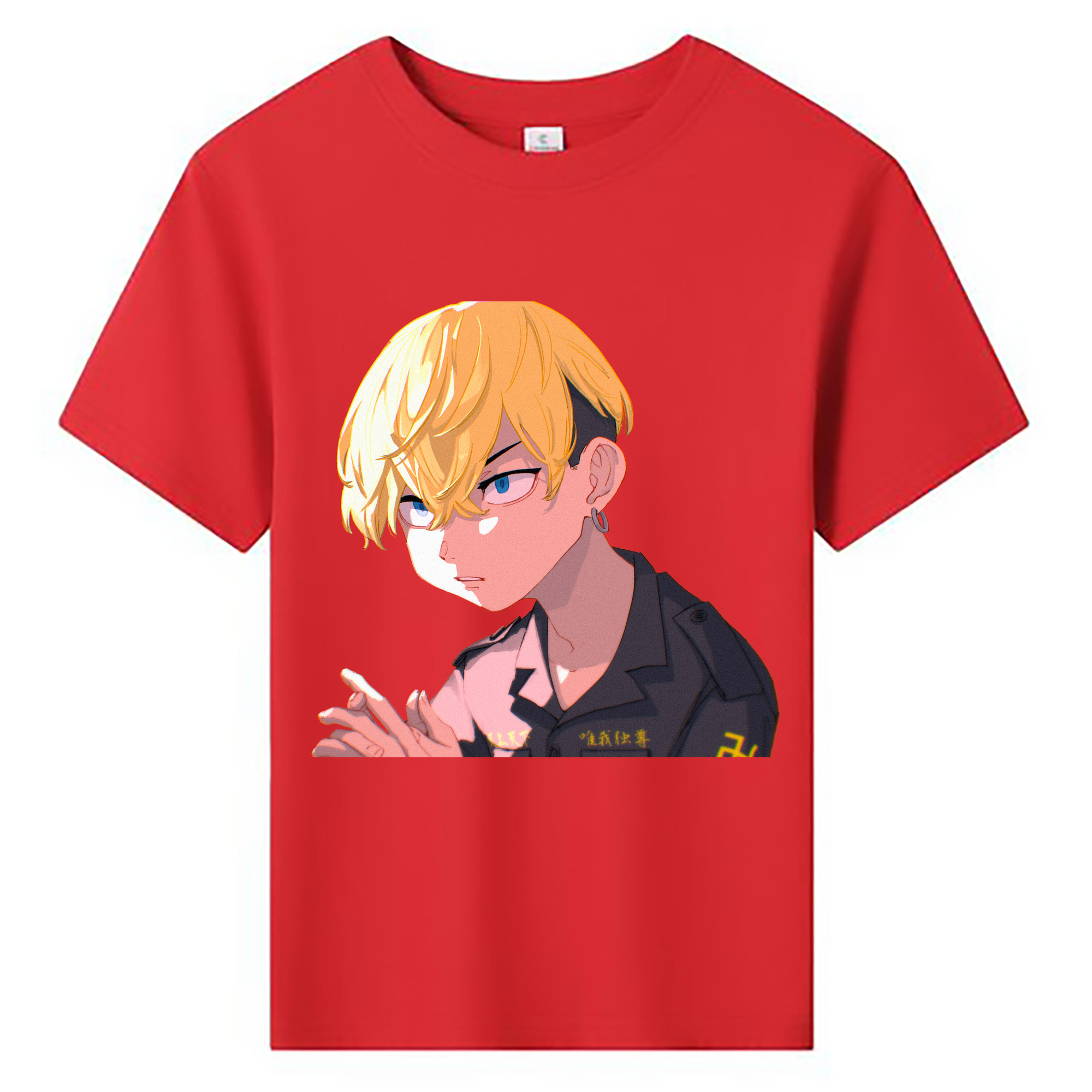 （画像用） 東京リベンジャーズ Tokyo Revengers 綿100％キッズTシャツ（フロントプリント）
