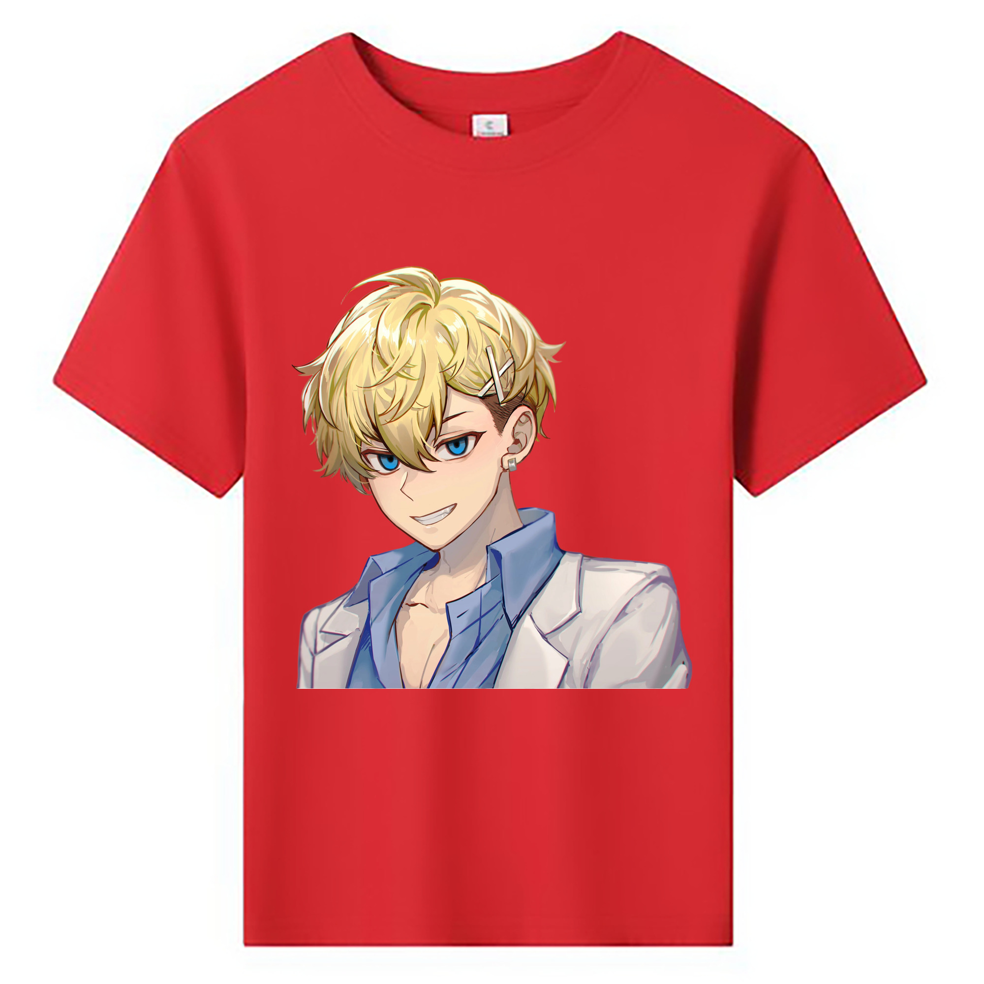 （画像用） 東京リベンジャーズ Tokyo Revengers 綿100％キッズTシャツ（フロントプリント）