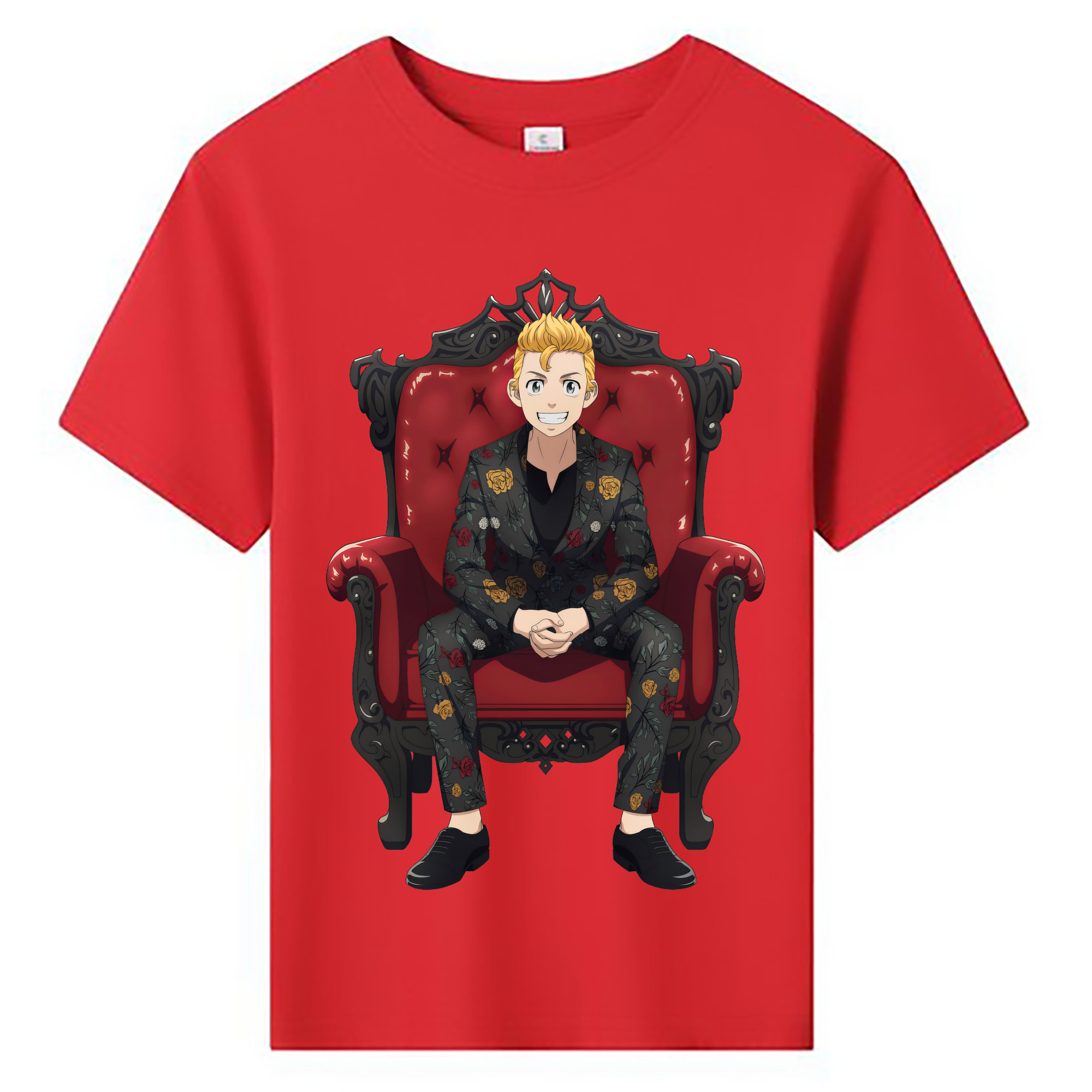 （画像用） 東京リベンジャーズ Tokyo Revengers 綿100％キッズTシャツ（フロントプリント）
