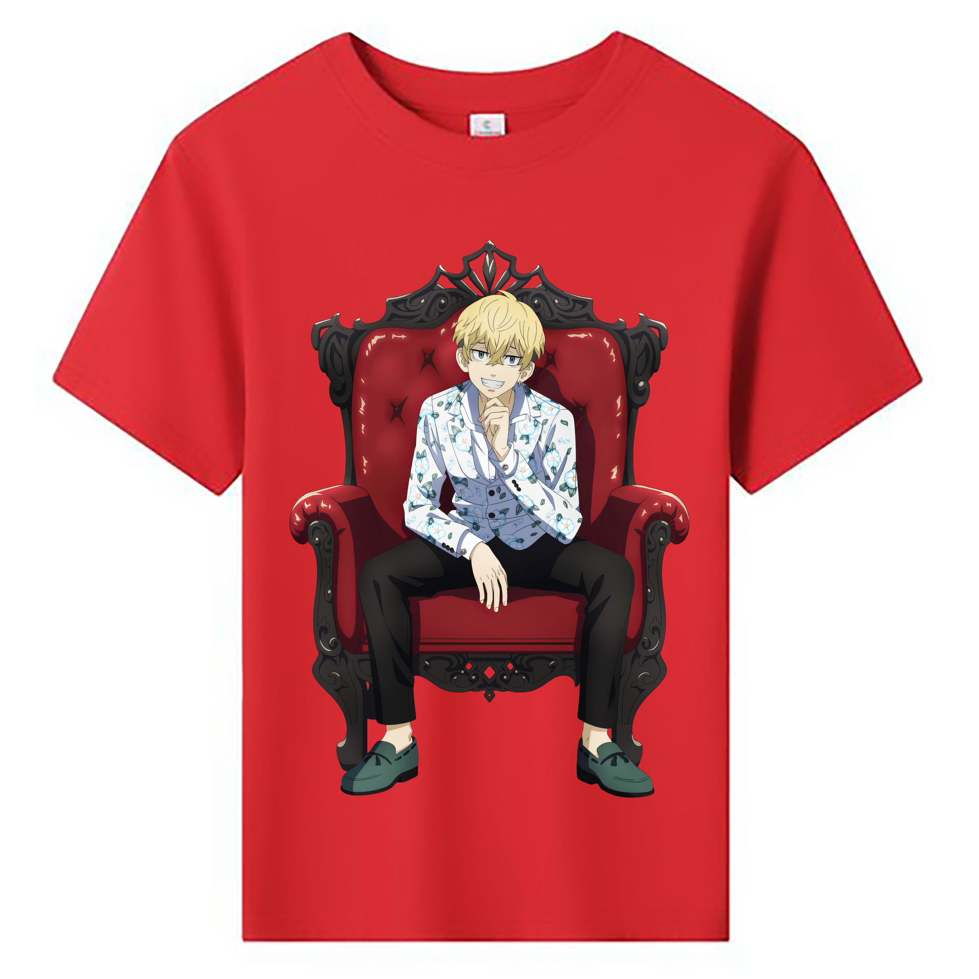 （画像用） 東京リベンジャーズ Tokyo Revengers 綿100％キッズTシャツ（フロントプリント）