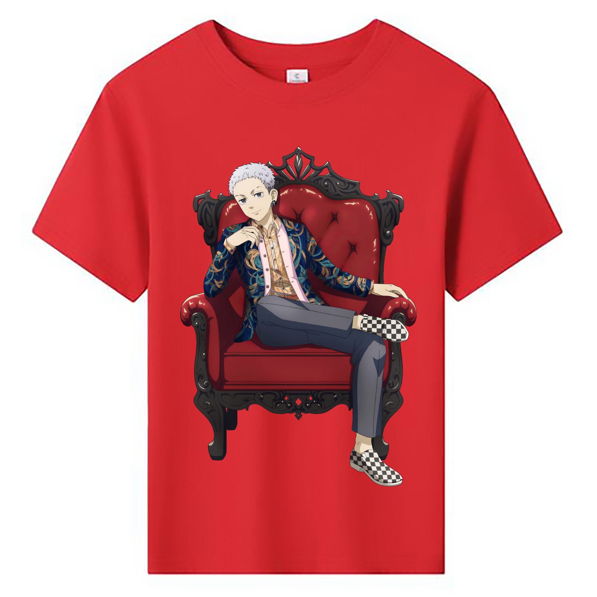 （画像用） 東京リベンジャーズ Tokyo Revengers 綿100％キッズTシャツ（フロントプリント）