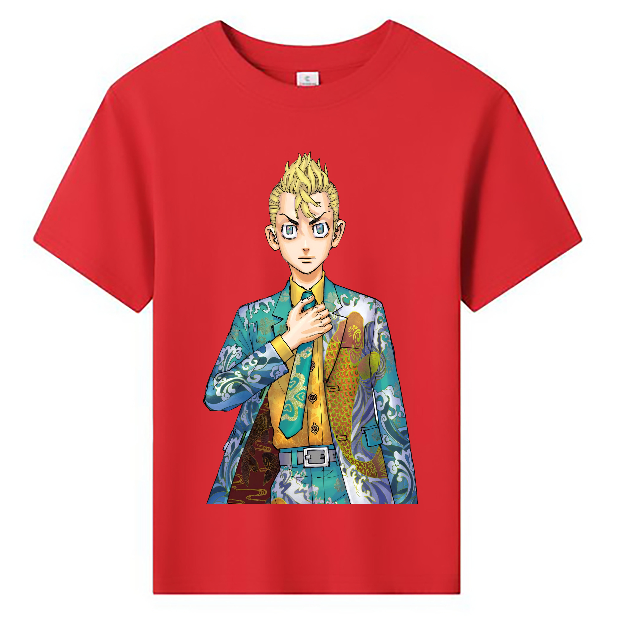 （画像用） 東京リベンジャーズ Tokyo Revengers 綿100％キッズTシャツ（フロントプリント）