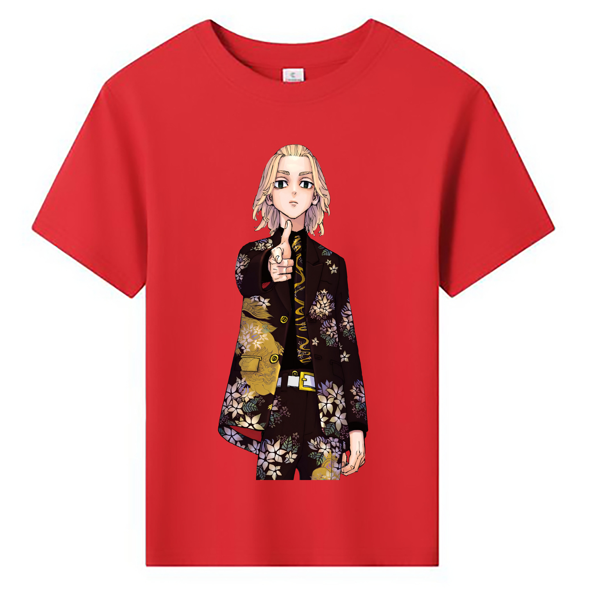（画像用） 東京リベンジャーズ Tokyo Revengers 綿100％キッズTシャツ（フロントプリント）
