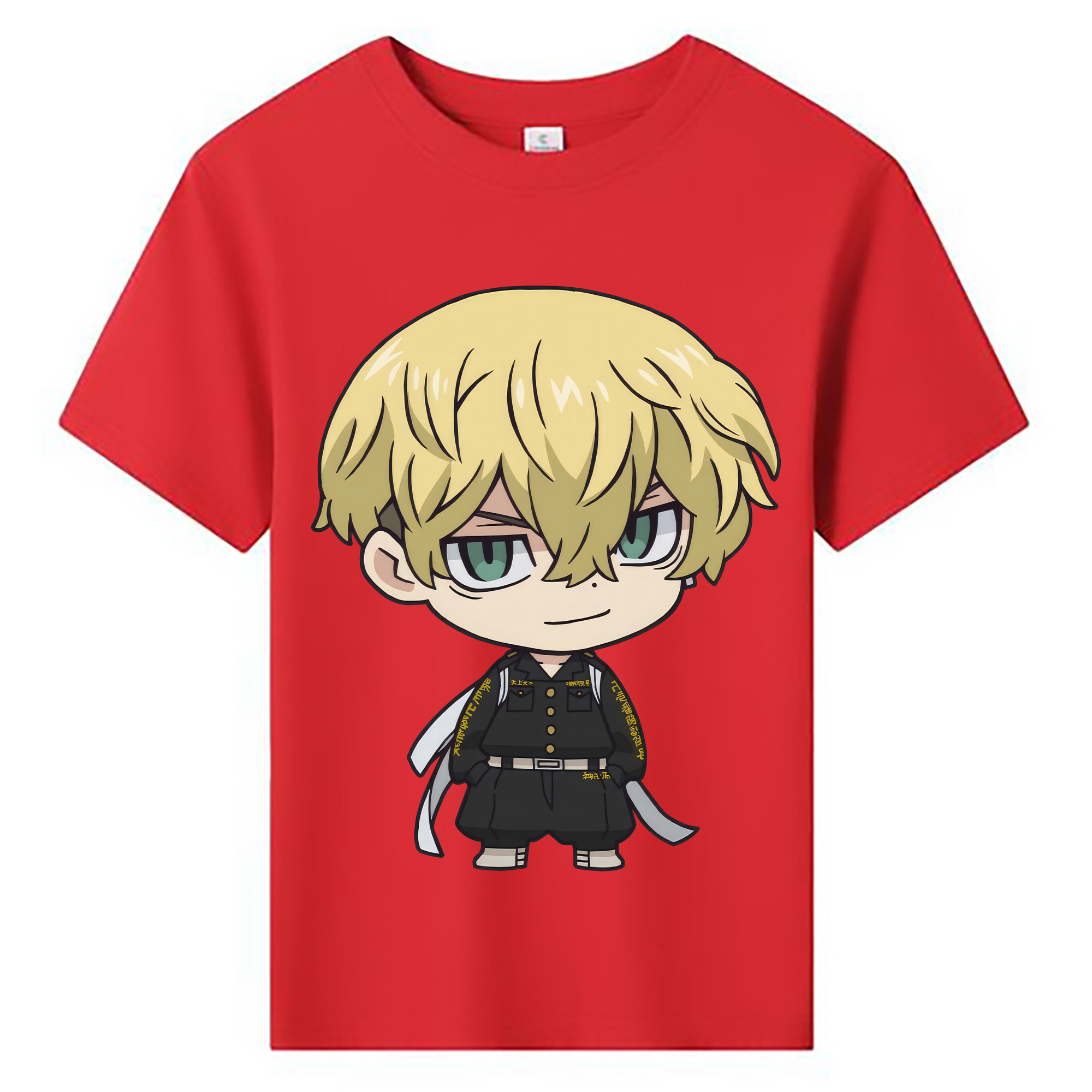 （画像用） 東京リベンジャーズ Tokyo Revengers 綿100％キッズTシャツ（フロントプリント）