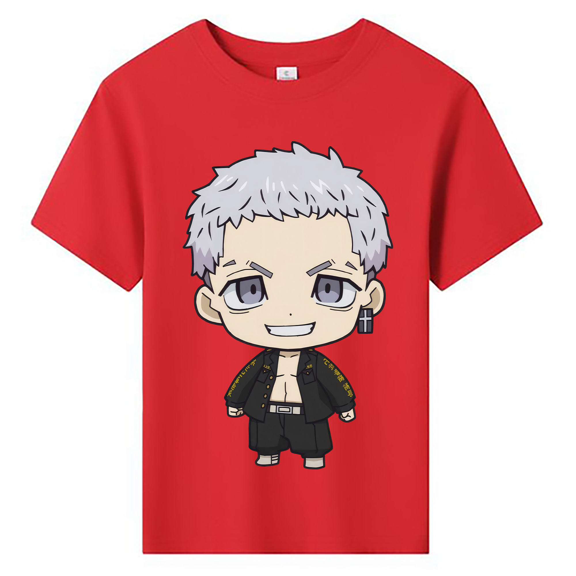 （画像用） 東京リベンジャーズ Tokyo Revengers 綿100％キッズTシャツ（フロントプリント）