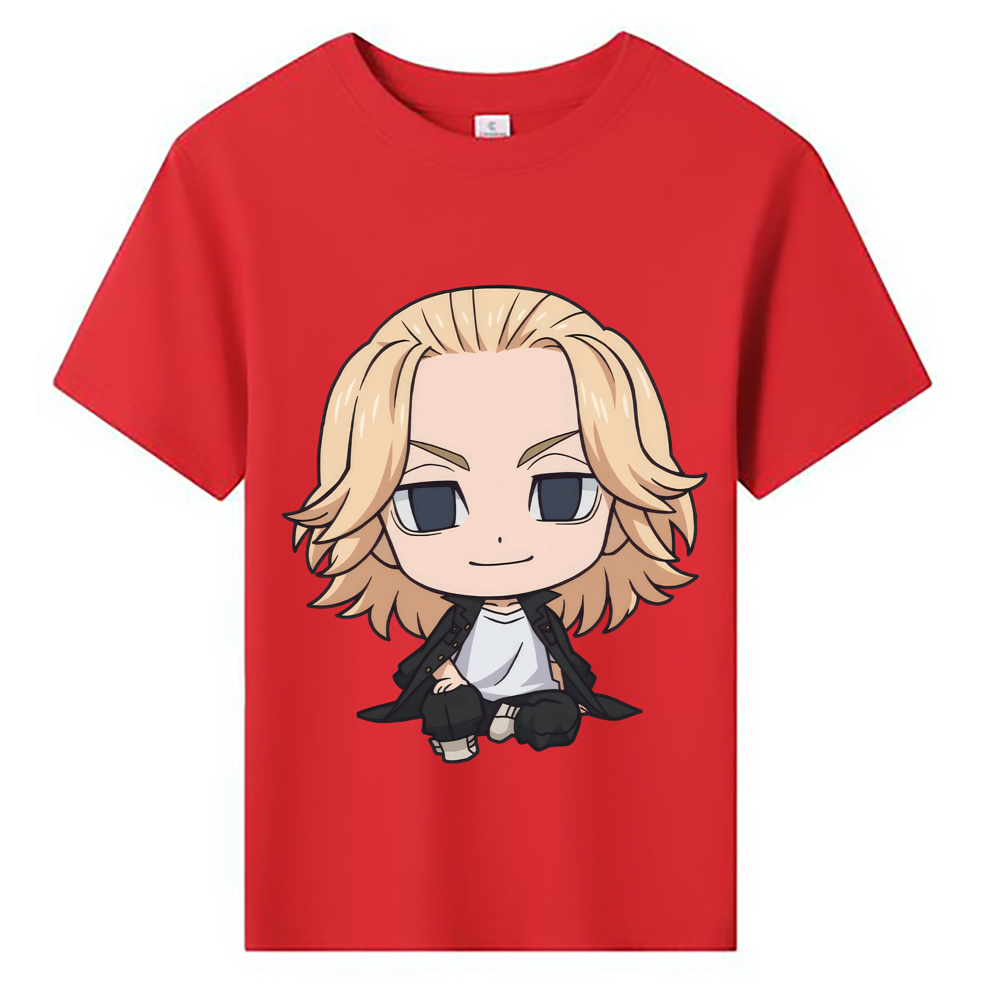 （画像用） 東京リベンジャーズ Tokyo Revengers 綿100％キッズTシャツ（フロントプリント）